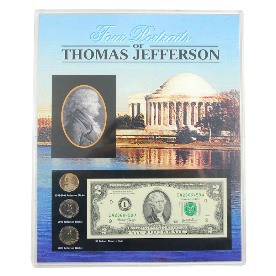 Four Portraits of Thomas Jefferson