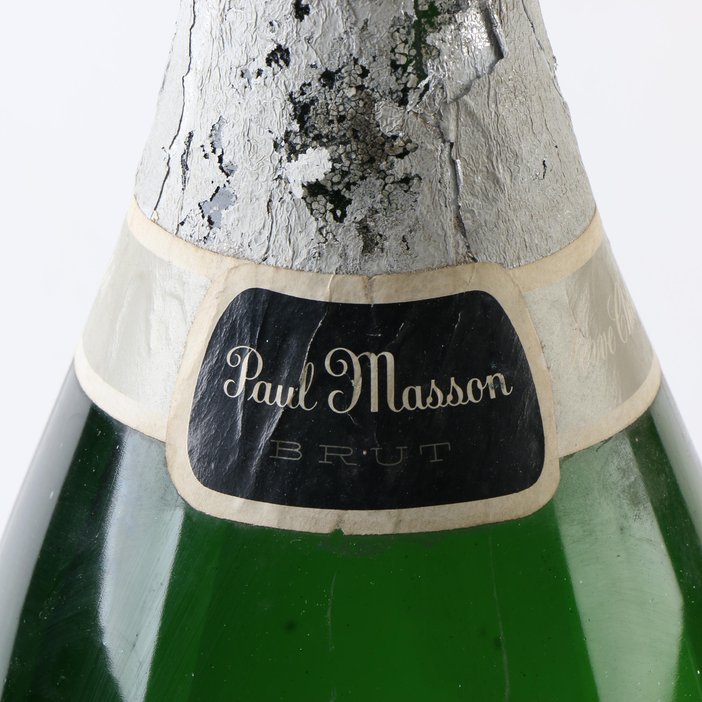 Oversized Paul Masson Champagne Bottle