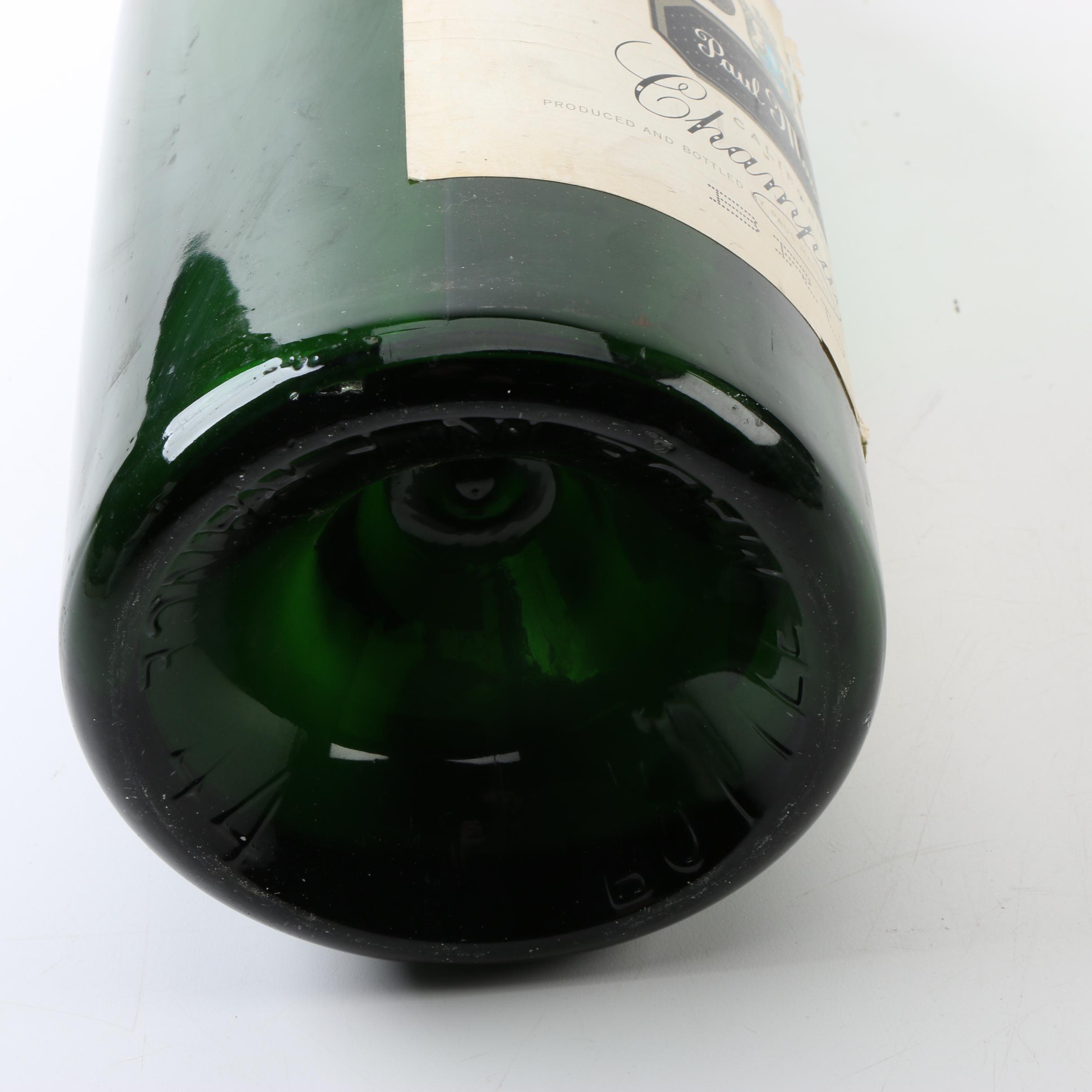 Oversized Paul Masson Champagne Bottle