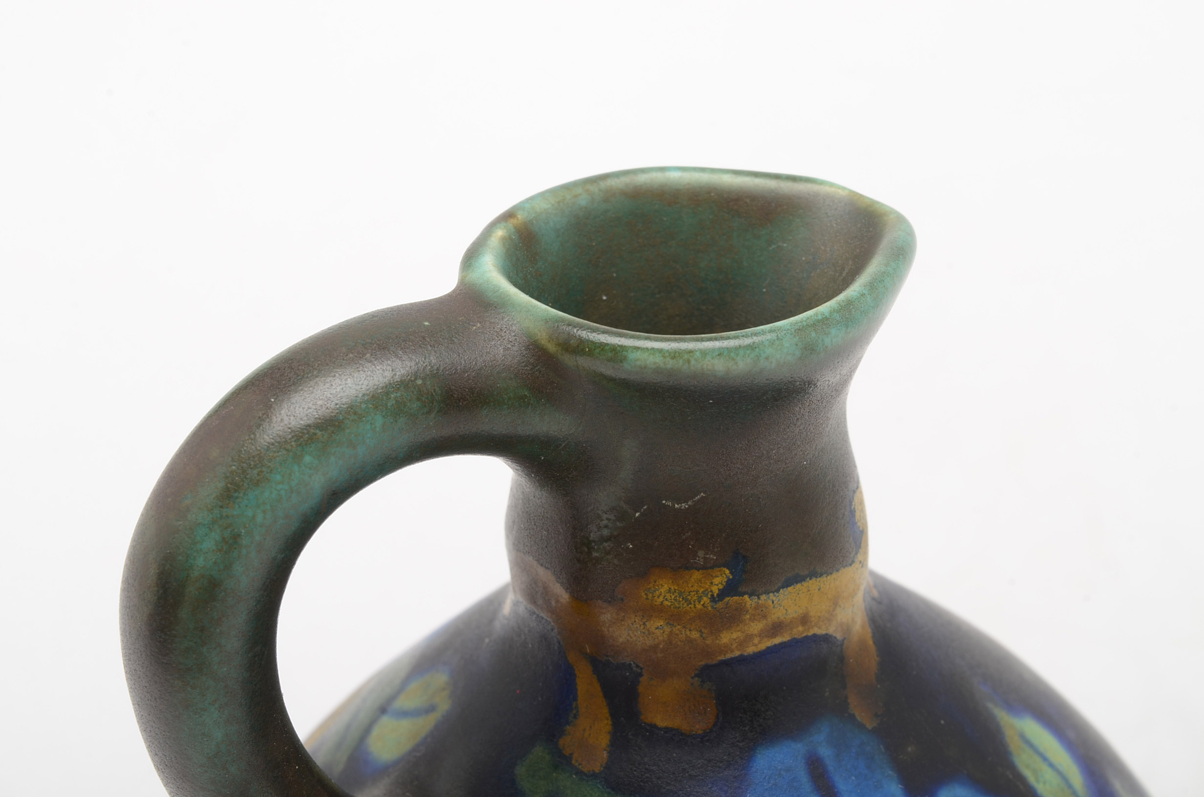 Vintage Danish Hand-Painted Vases