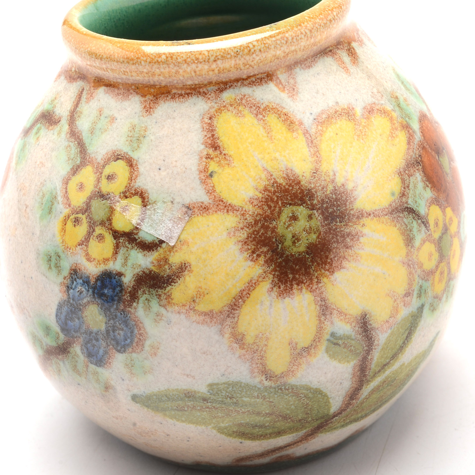 Vintage Danish Hand-Painted Vases