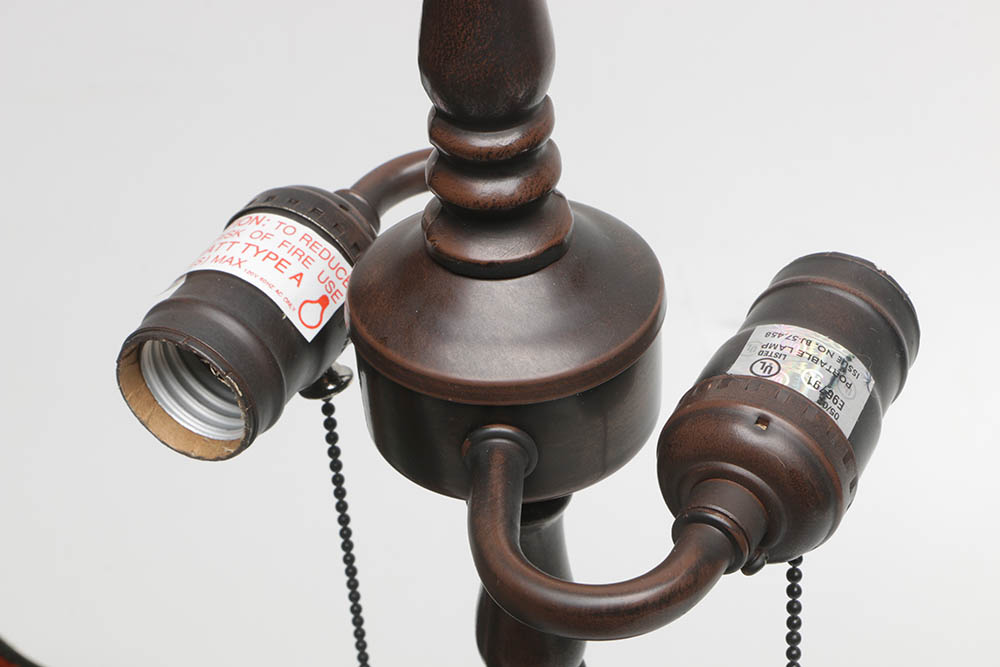 Dale Tiffany Limited Edition "Jeweled Dragonfly" Table Lamp