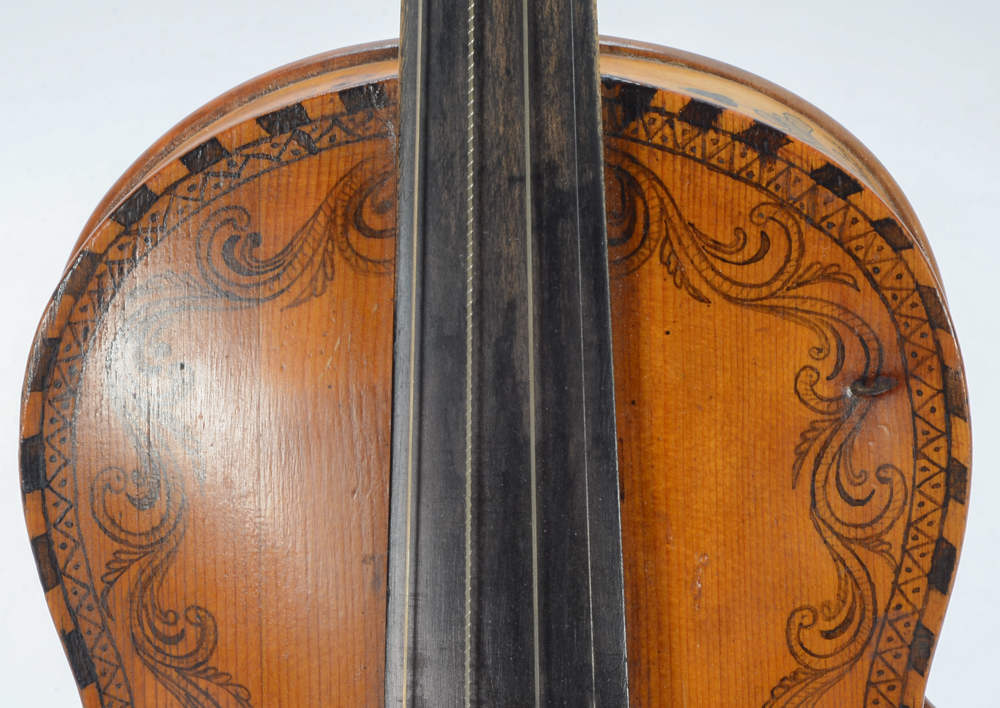 Vintage Hardanger Fiddle with Case