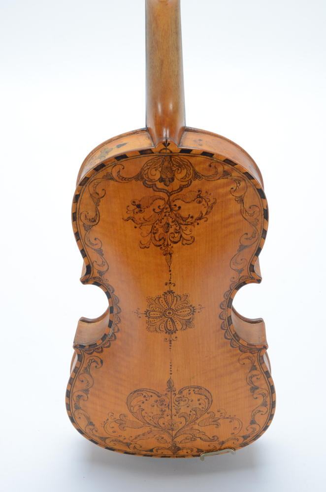 Vintage Hardanger Fiddle with Case