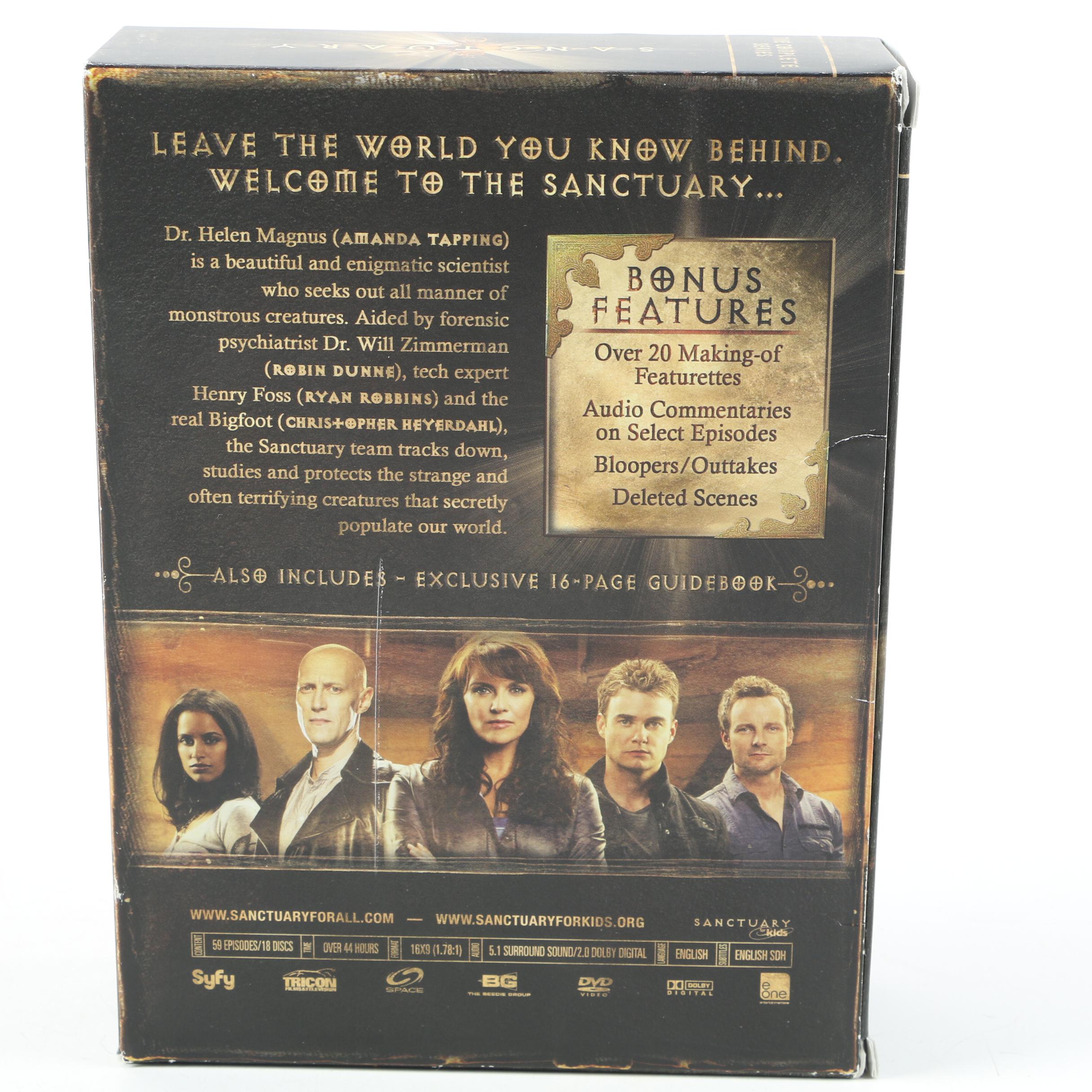 "Sanctuary" The Complete Series DVD Box Set