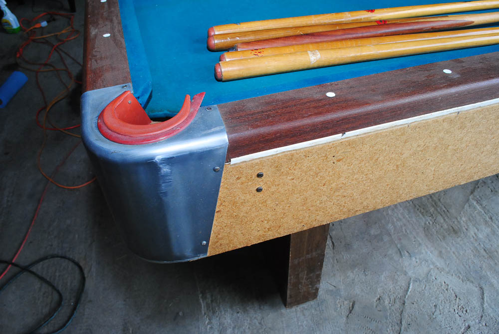 Vintage Bar Style Pool Table and Accessories