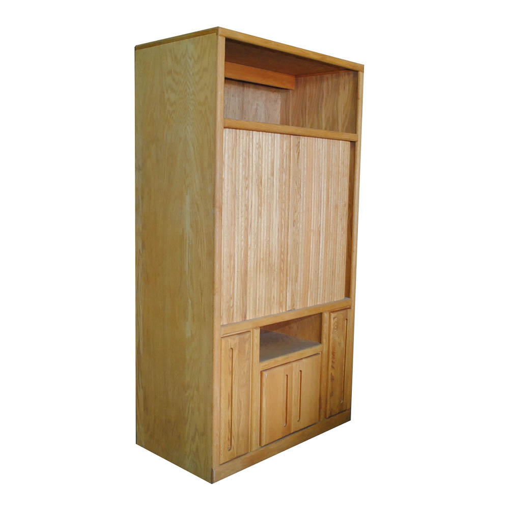 Modern-Style Wood Entertainment Cabinet