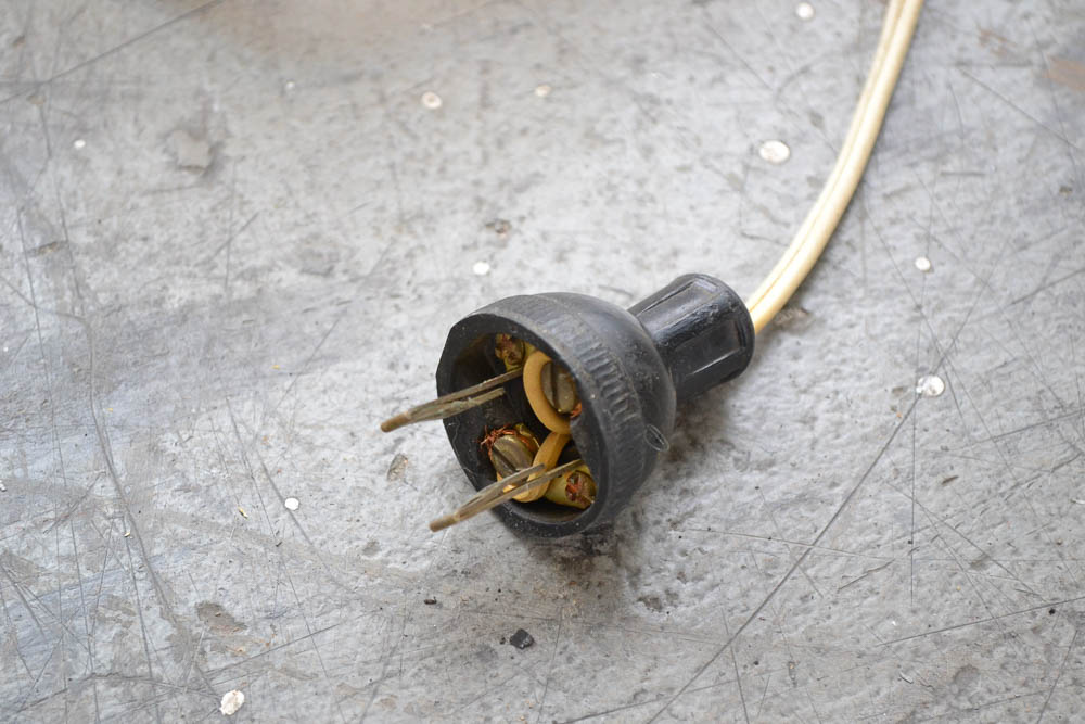 Vintage Tiffany Style Slag Glass Table Lamp