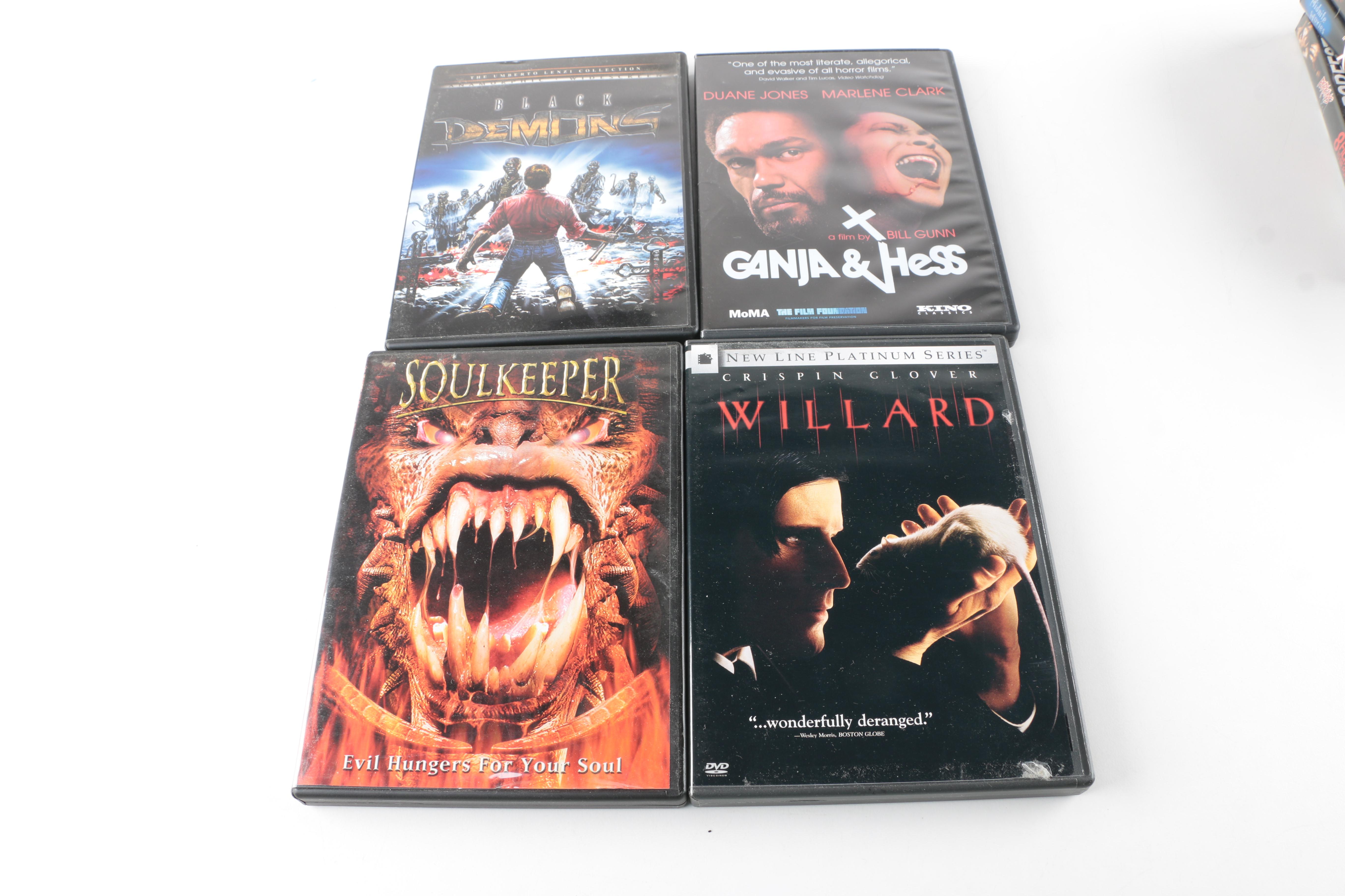 Horror DVDs Featuring "Bleed"