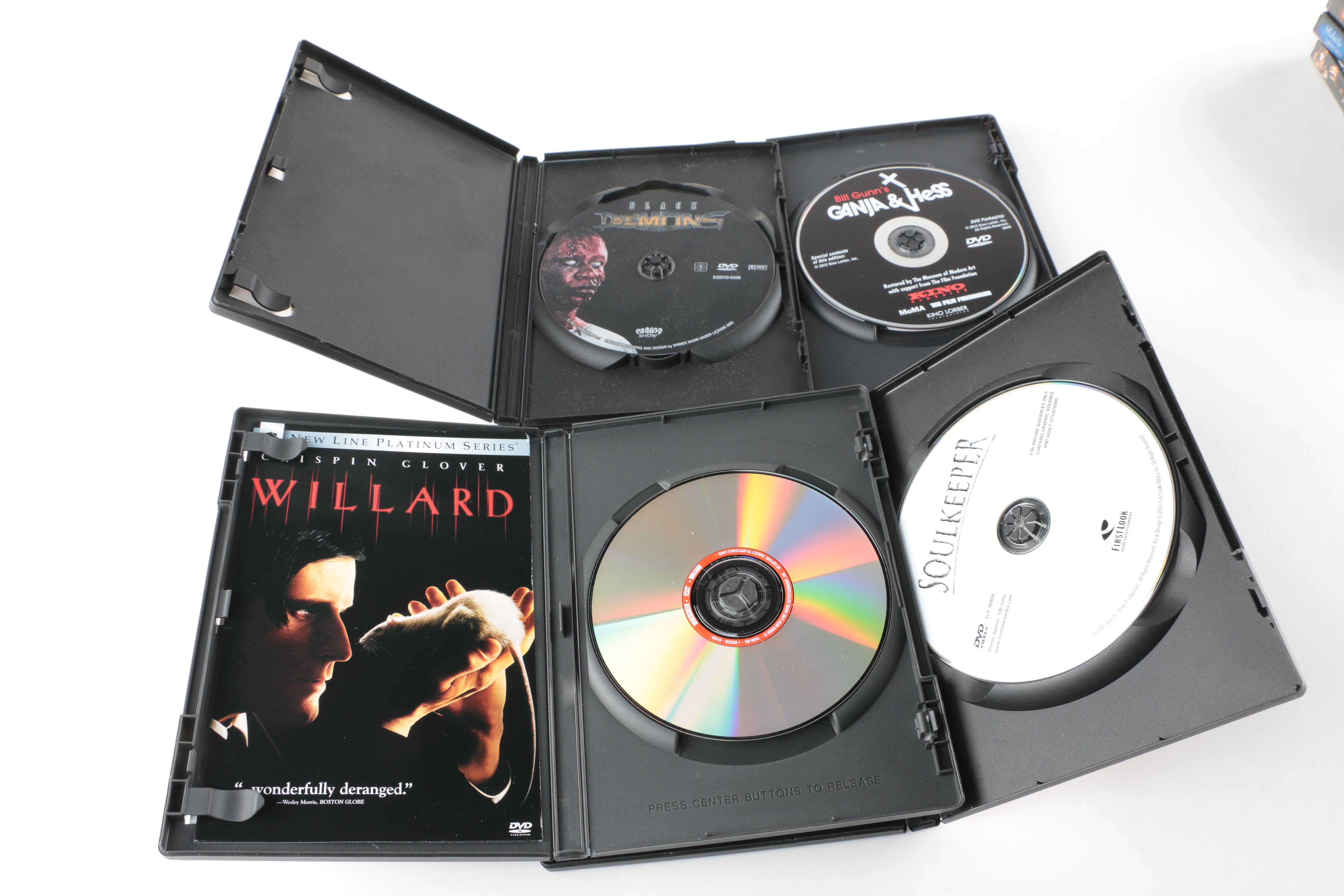 Horror DVDs Featuring "Bleed"