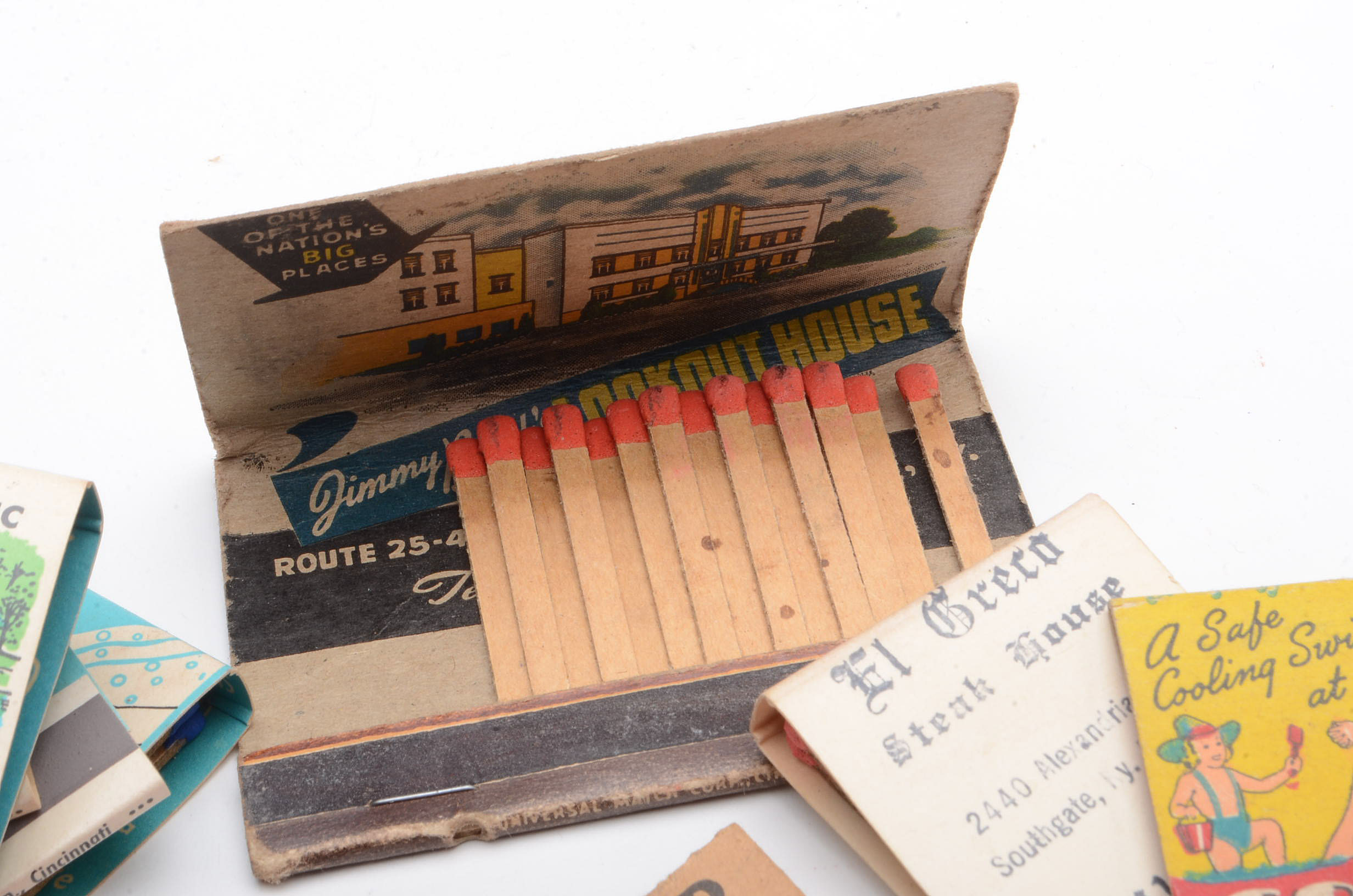 Cincinnati and Northern Kentucky Vintage Matchbooks and Tickets