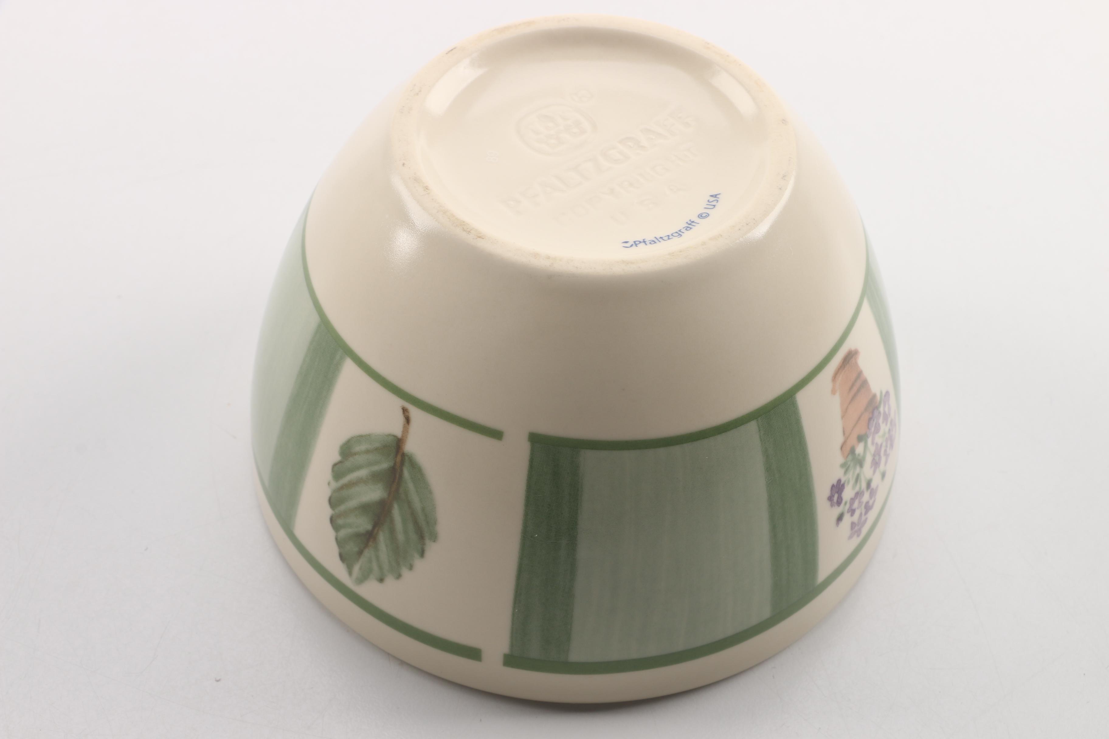 Pfaltzgraff Perennials "Flower Garden" Bowls