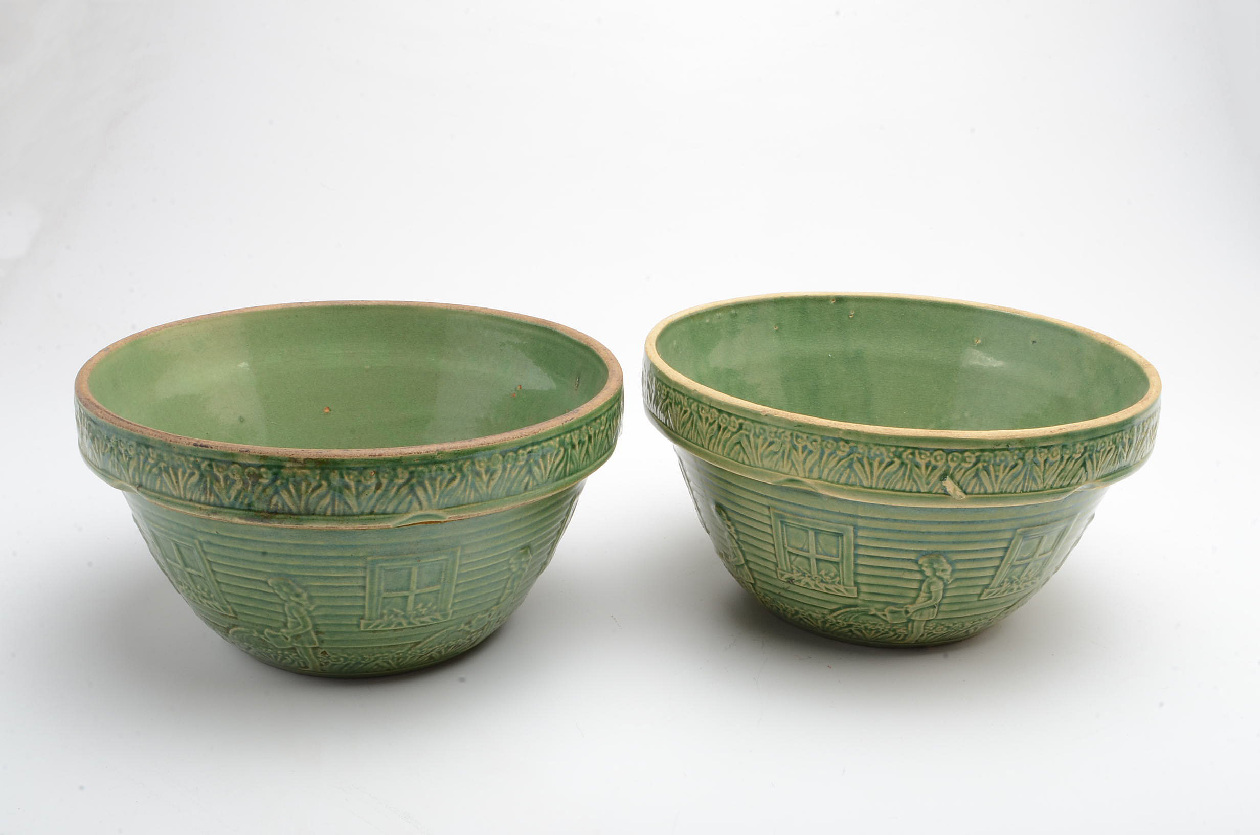 Collection of McCoy Pottery Earthenware Bowls