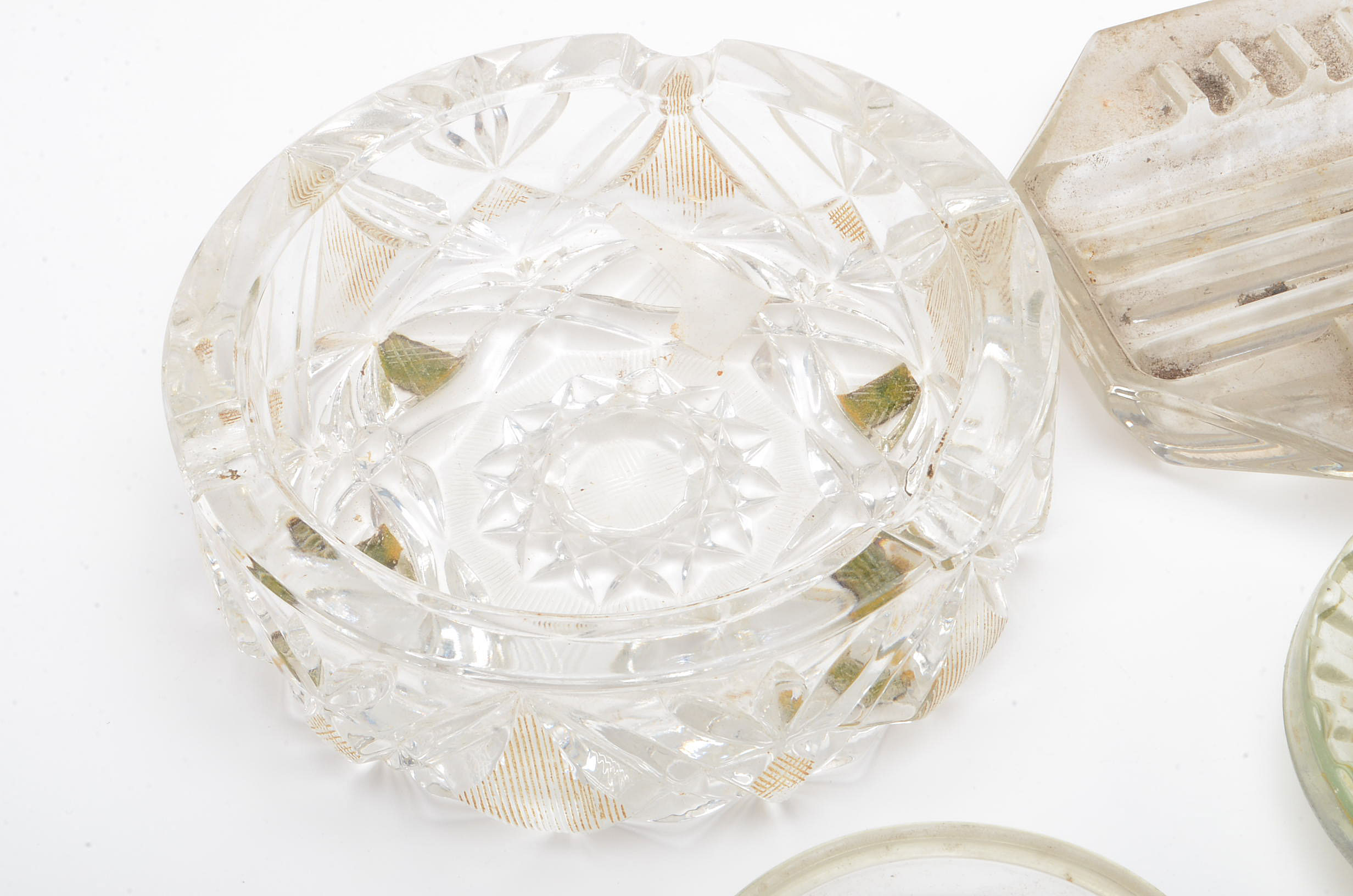 Collection of Decorative Glass Ash Receivers