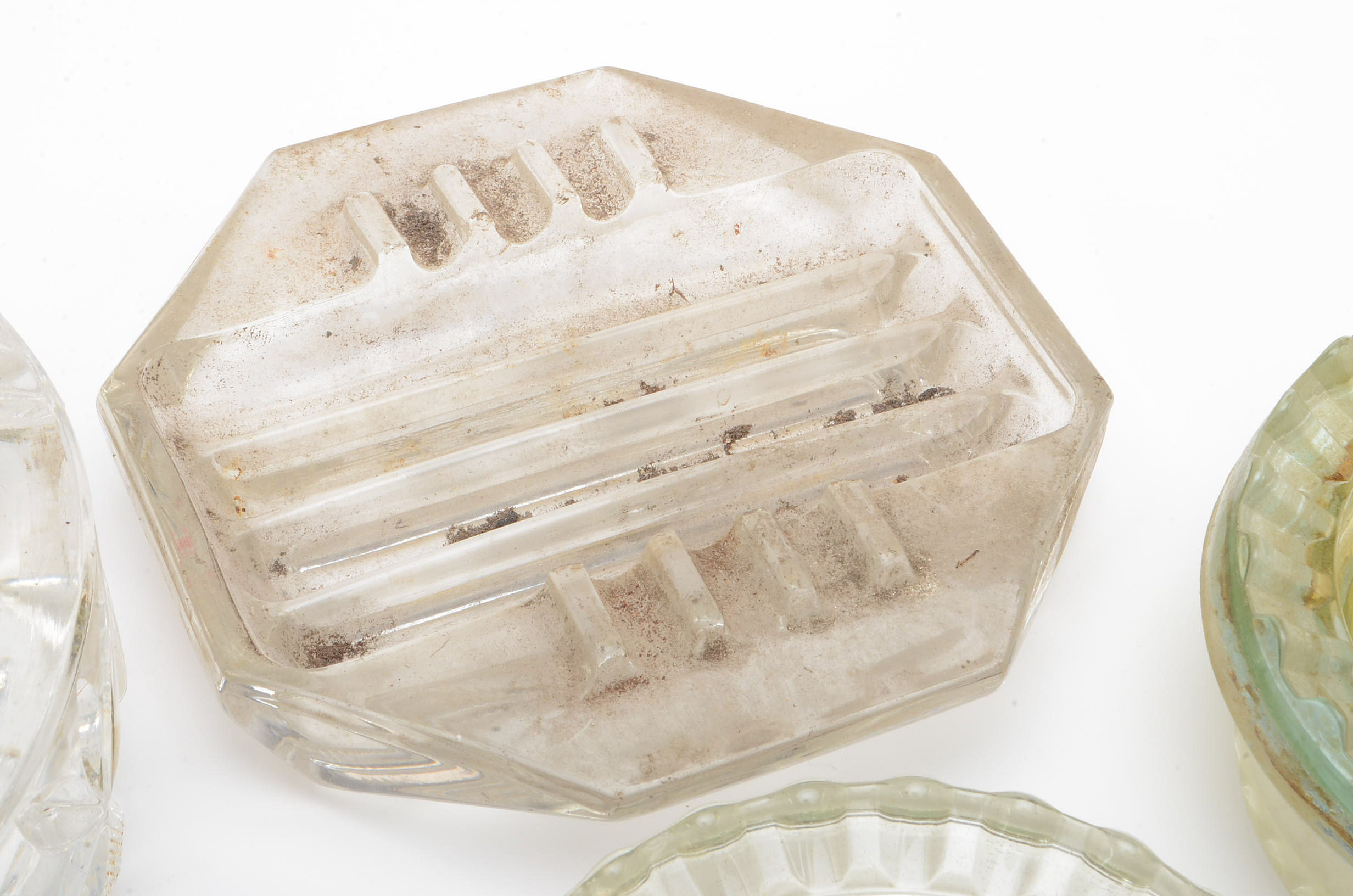 Collection of Decorative Glass Ash Receivers