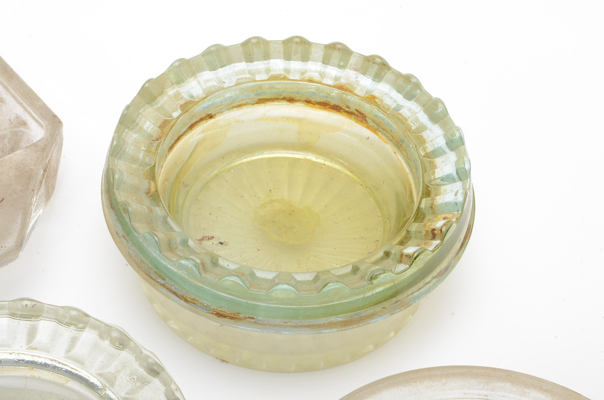 Collection of Decorative Glass Ash Receivers