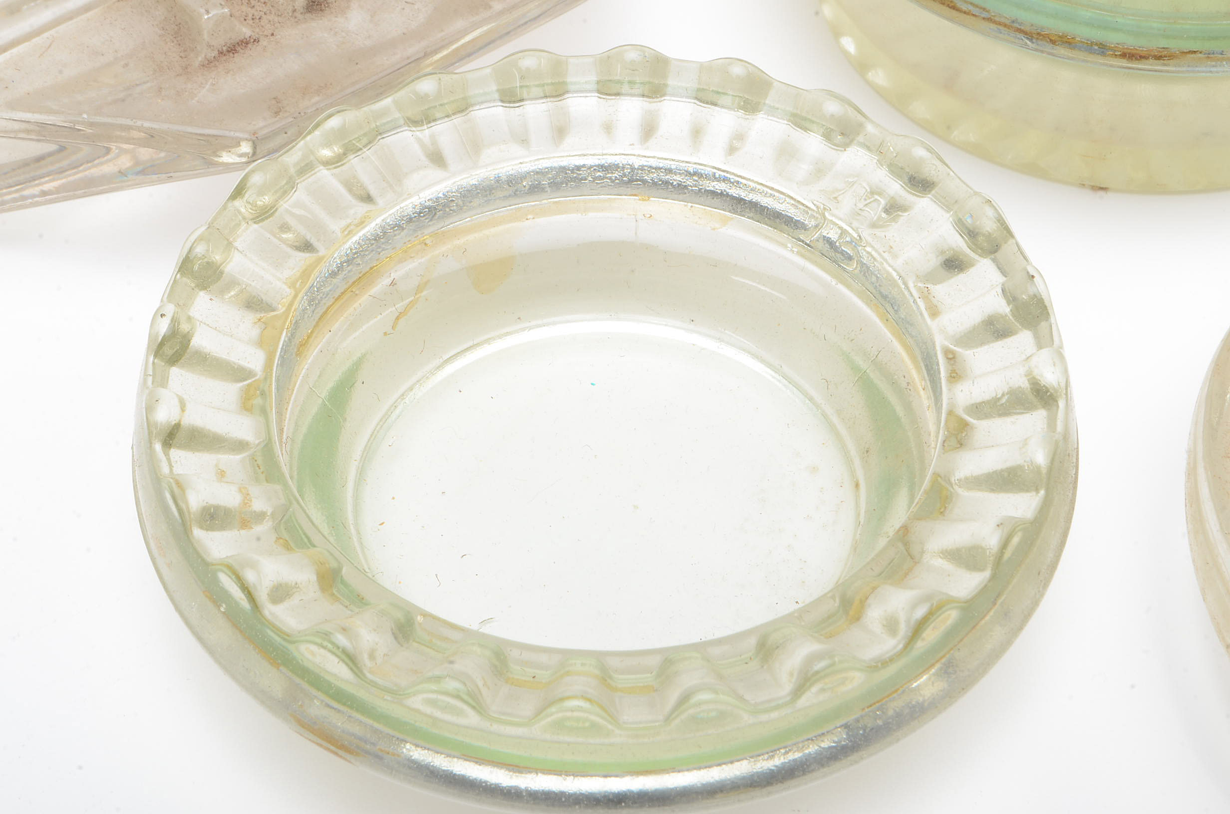 Collection of Decorative Glass Ash Receivers