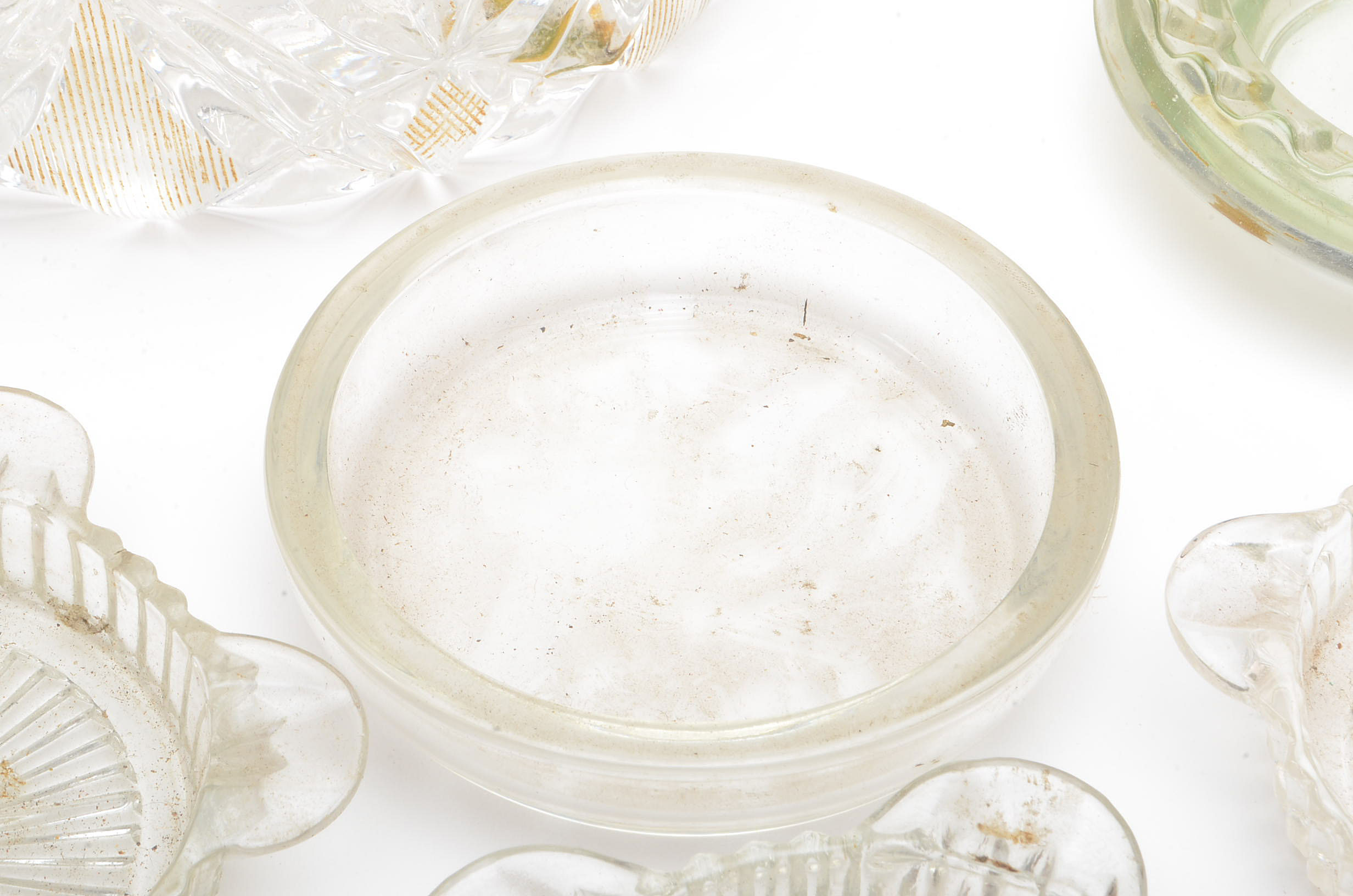 Collection of Decorative Glass Ash Receivers