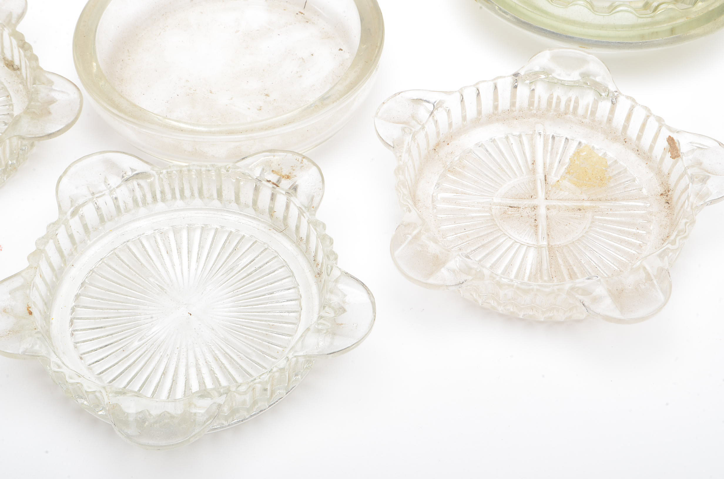 Collection of Decorative Glass Ash Receivers