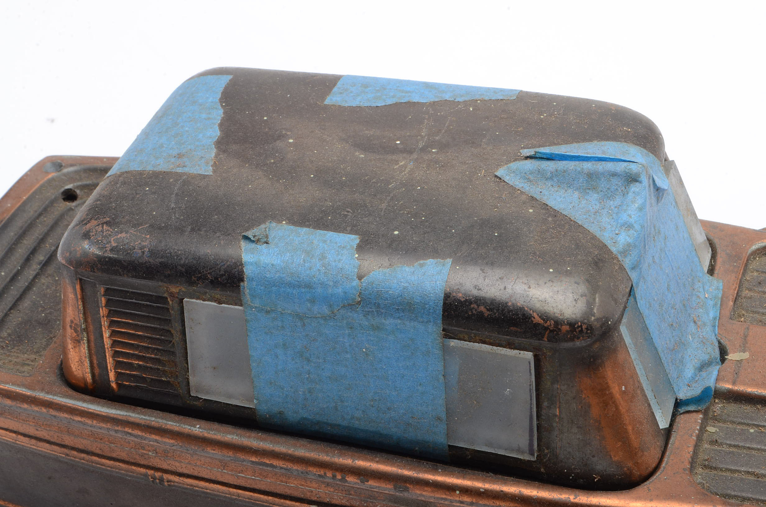 Vintage Copper Finish Model Boat