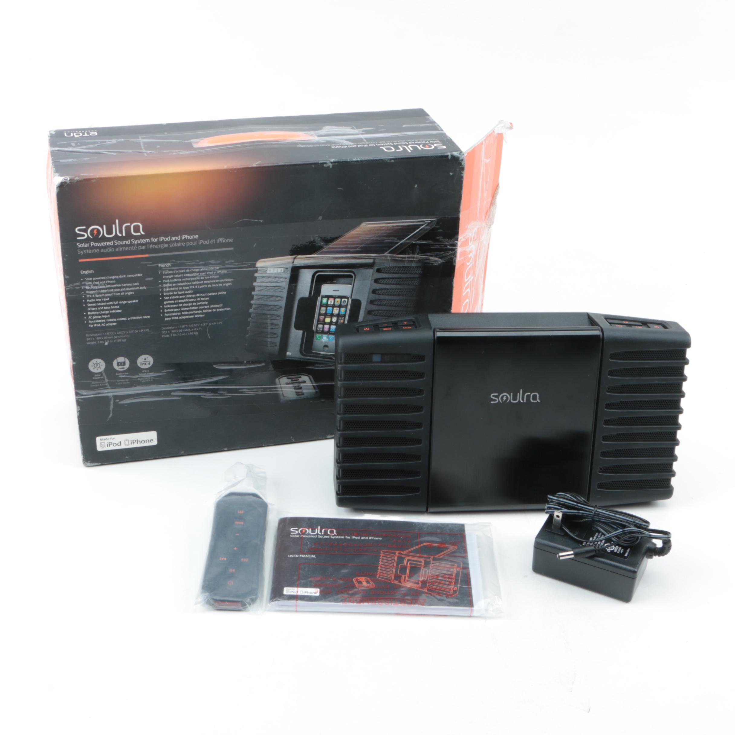 Eton Soulra Solar Powered Sound System for iPod and iPhone