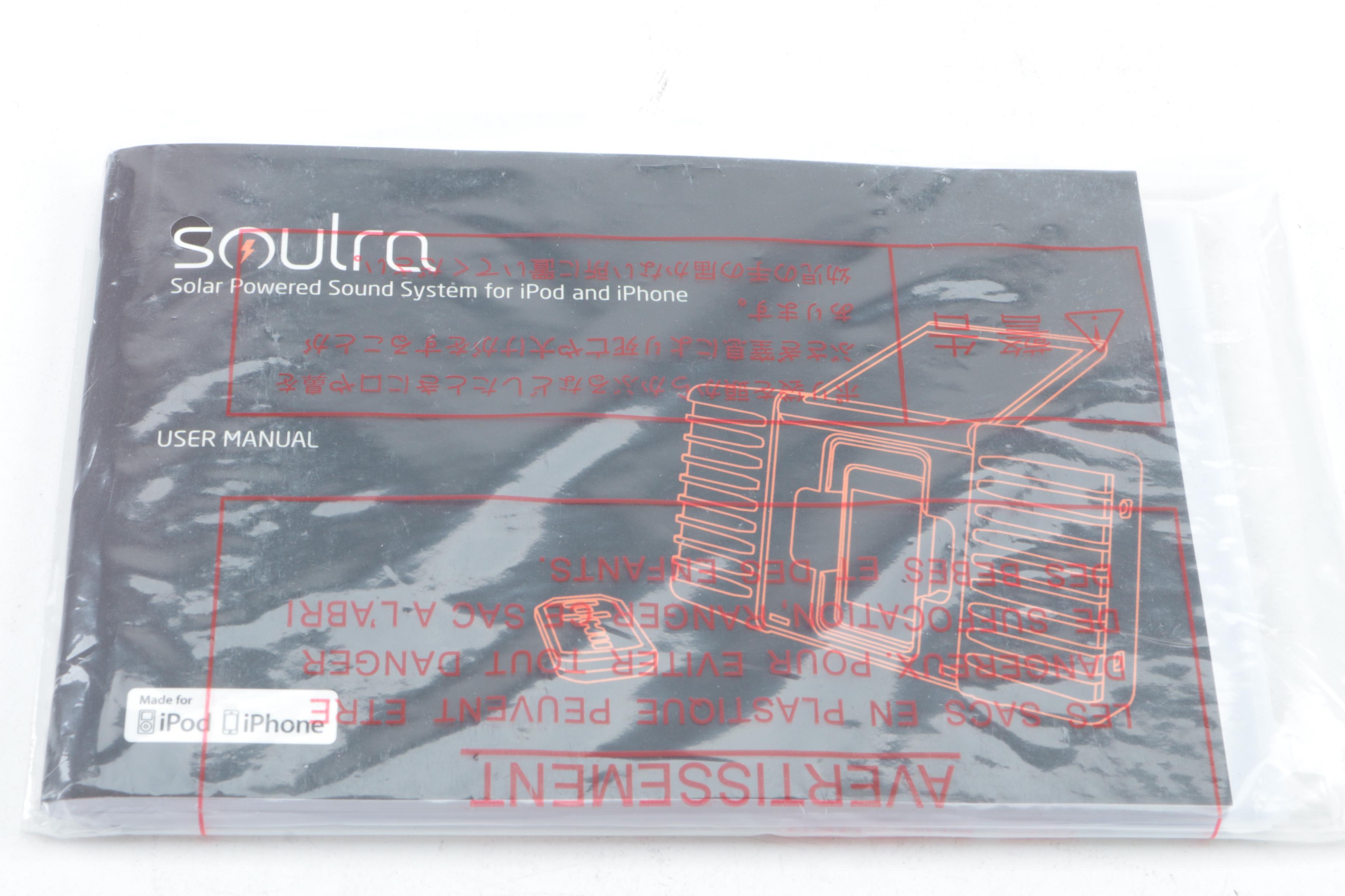 Eton Soulra Solar Powered Sound System for iPod and iPhone