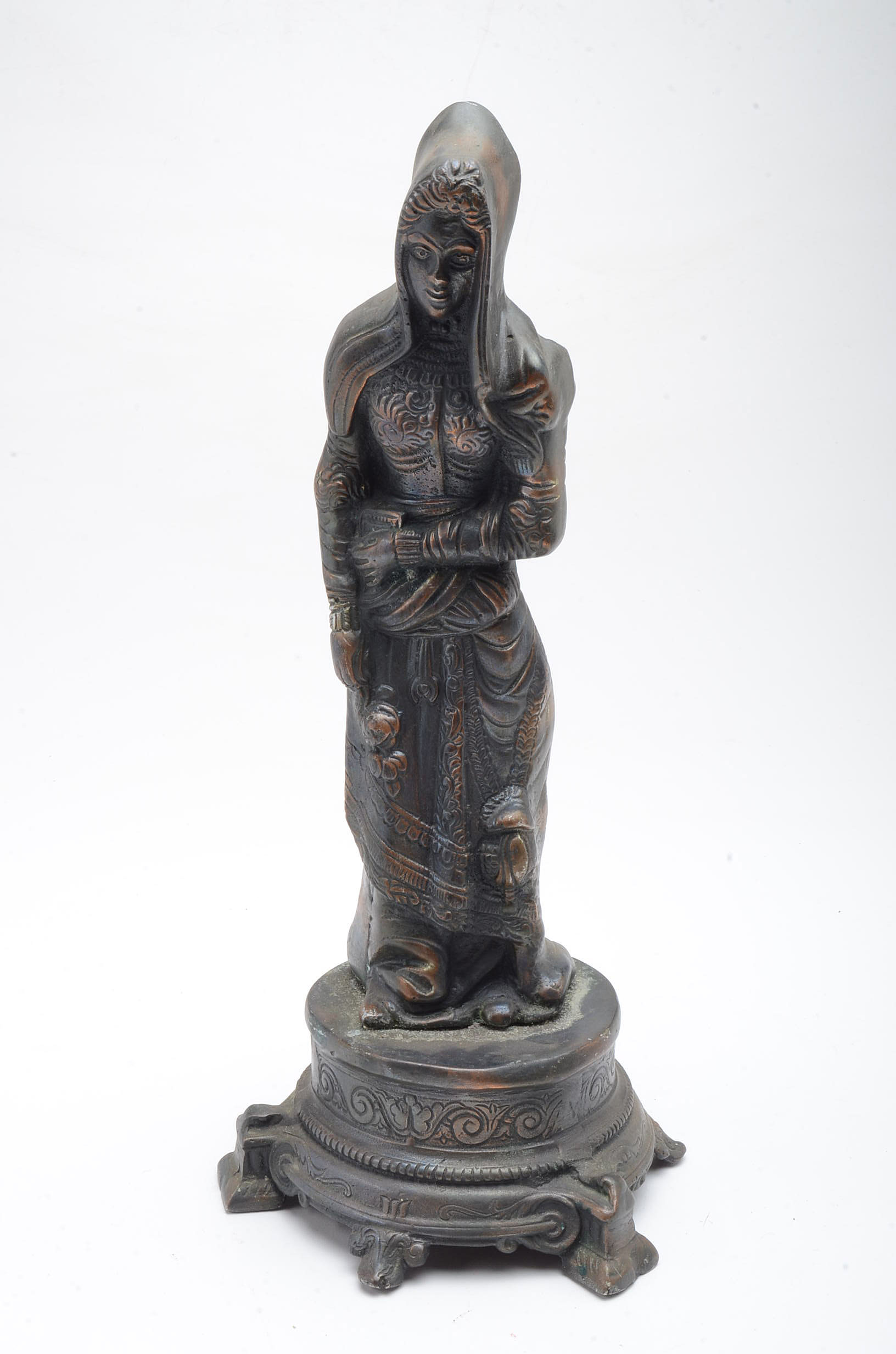 Antique Double Statue of Mephistopheles and Margaretta