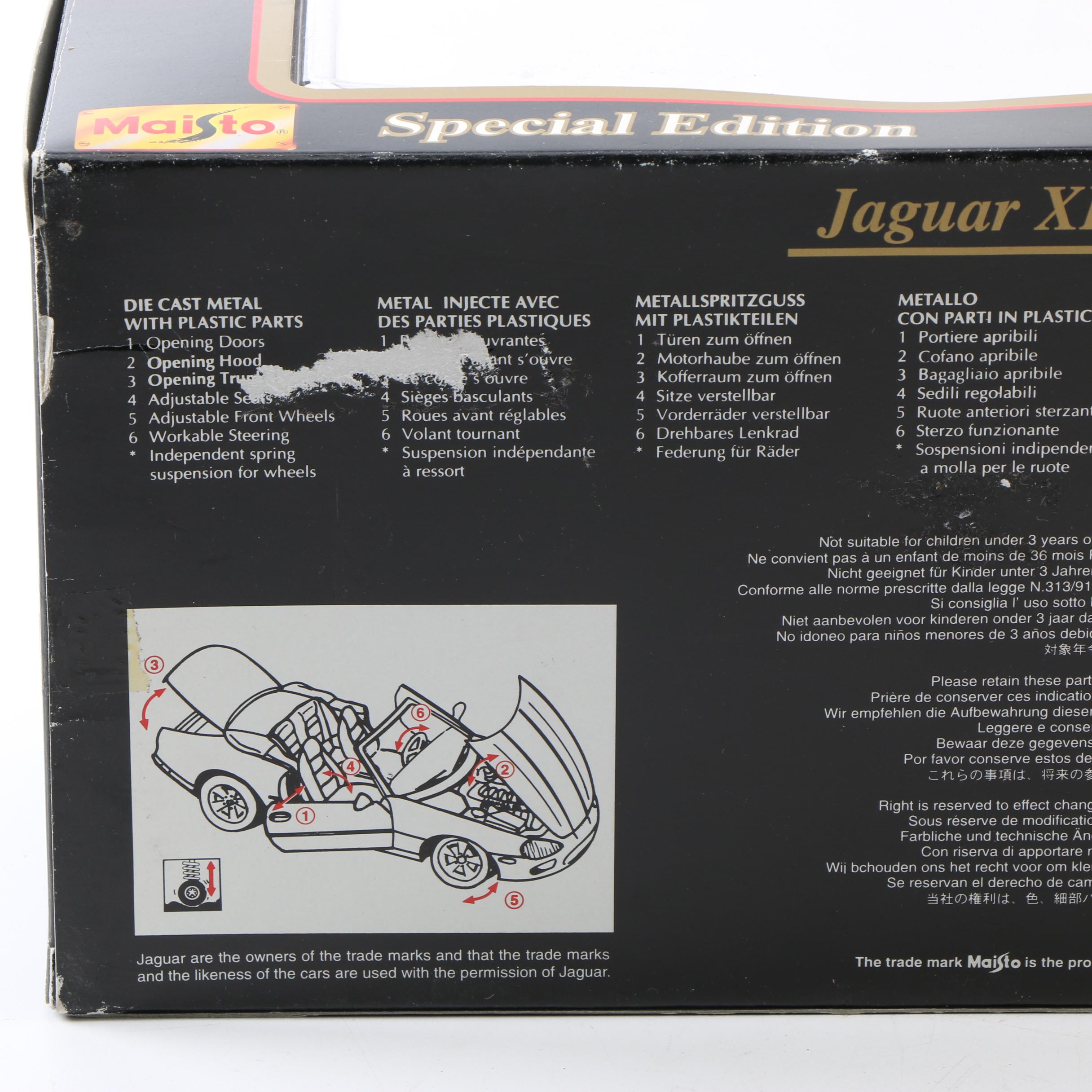 1996 Jaguar XK8 Die-Cast Convertible by Maisto