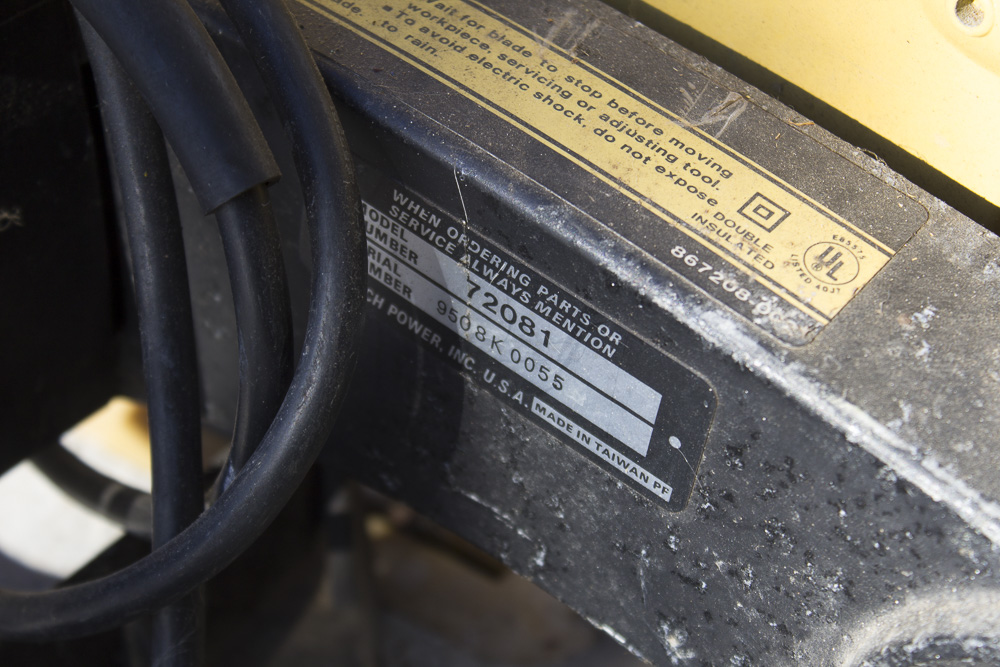 Pro-Tech 10" Compound Miter Saw Model 7208