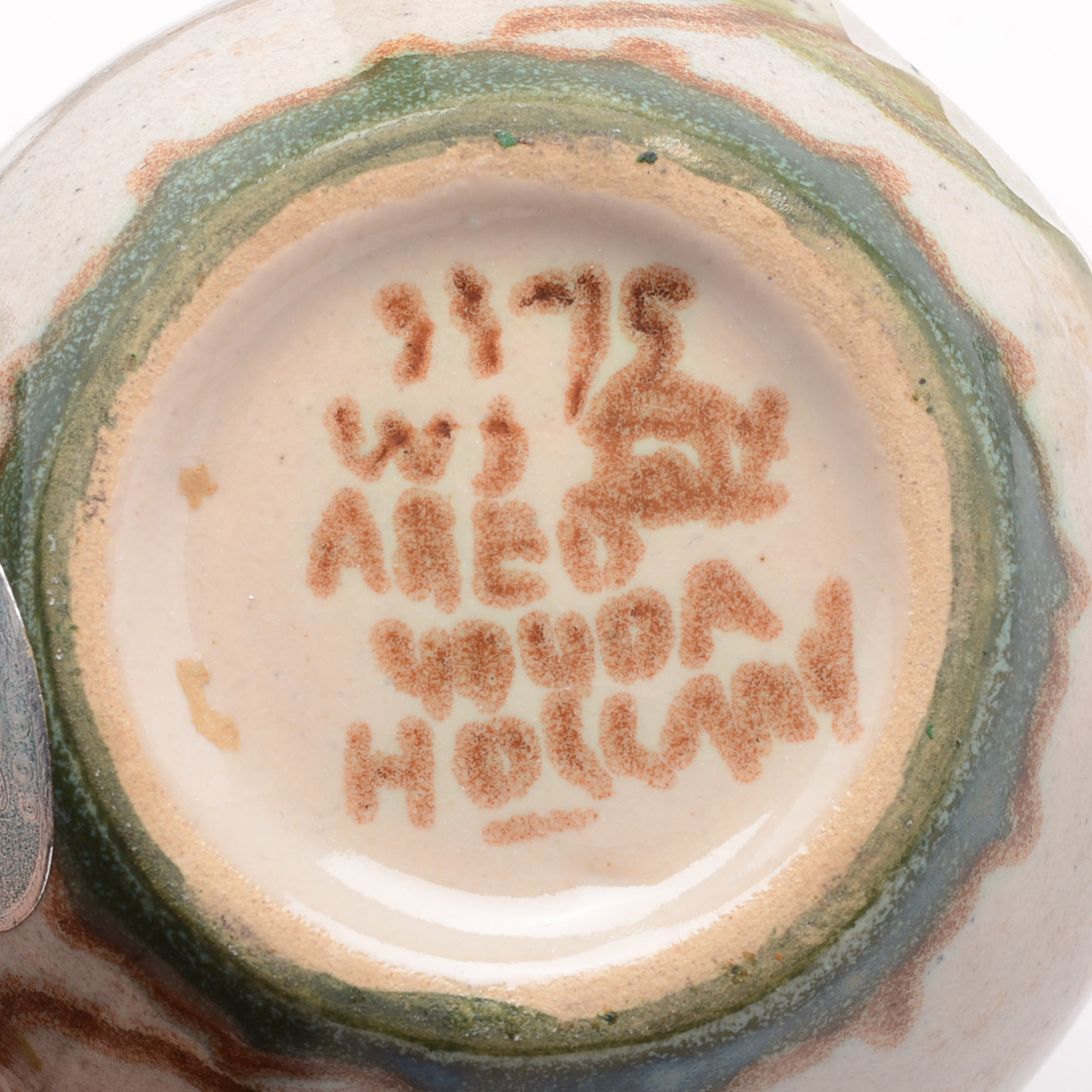 Vintage Danish Hand-Painted Vases