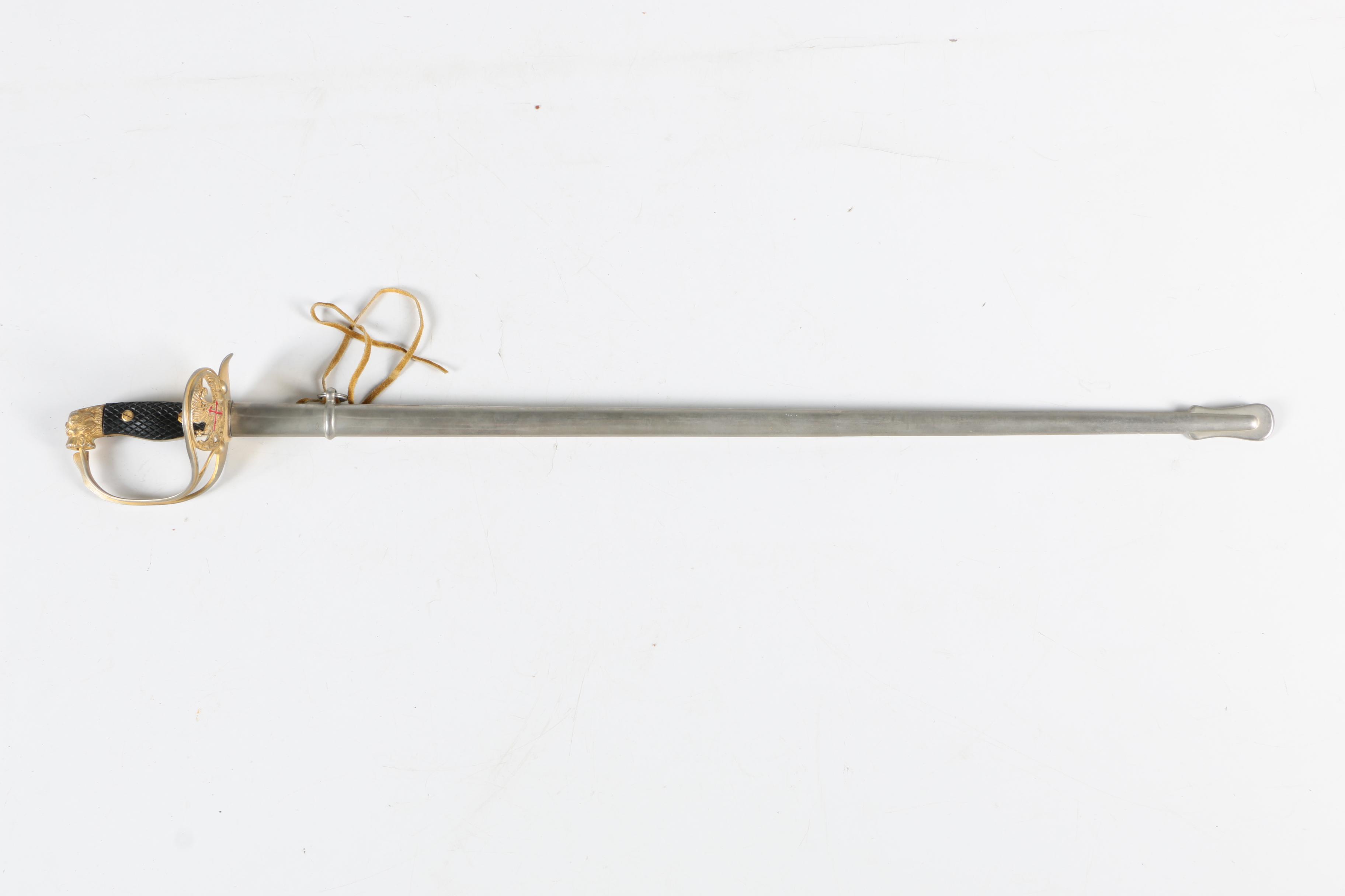 Antique Knights of St. Joseph Fraternal Sword and Hanger with Two Masonic Swords