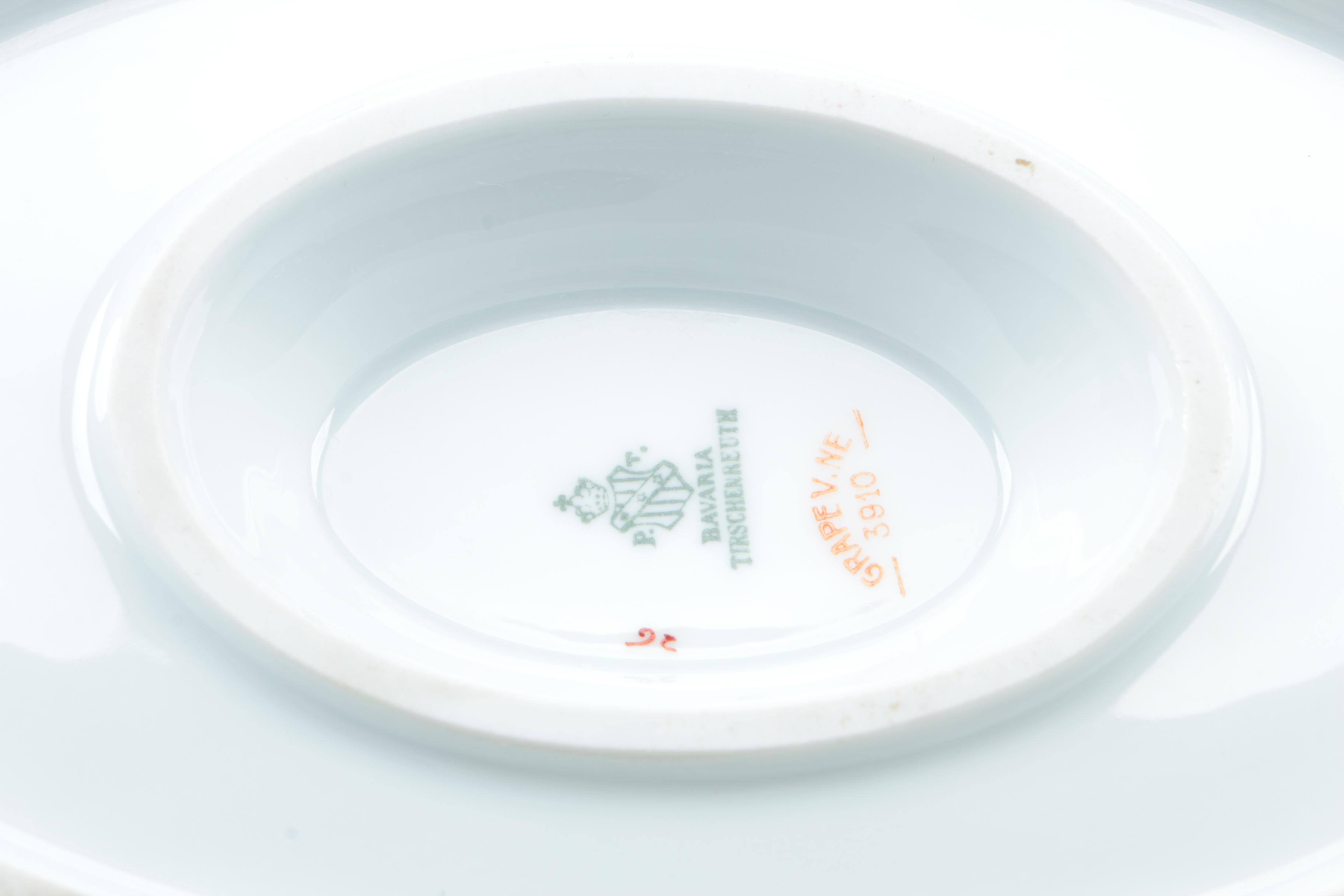 Porcelain Serveware Including Crown Staffordshire