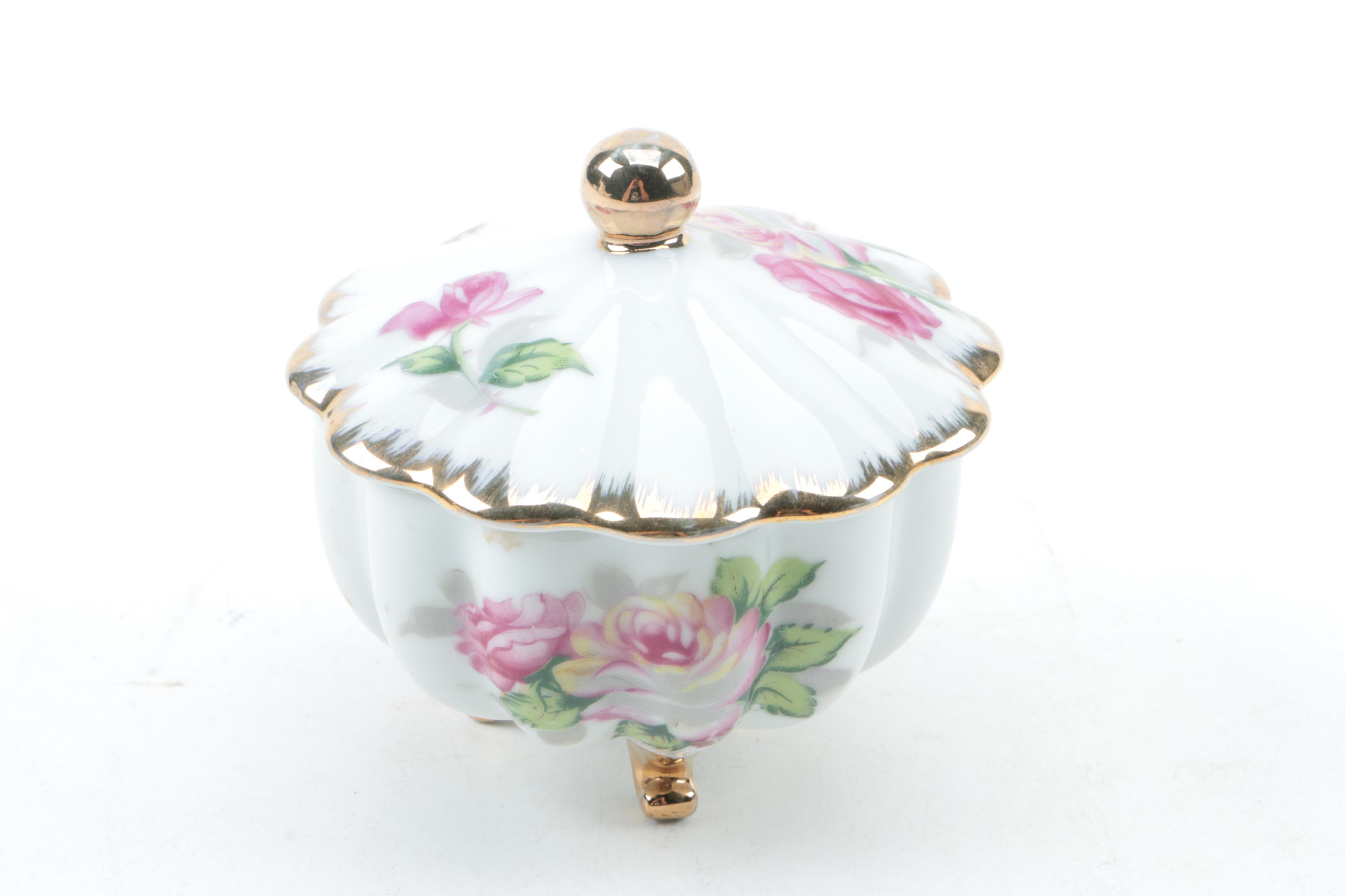 Porcelain Serveware Including Crown Staffordshire