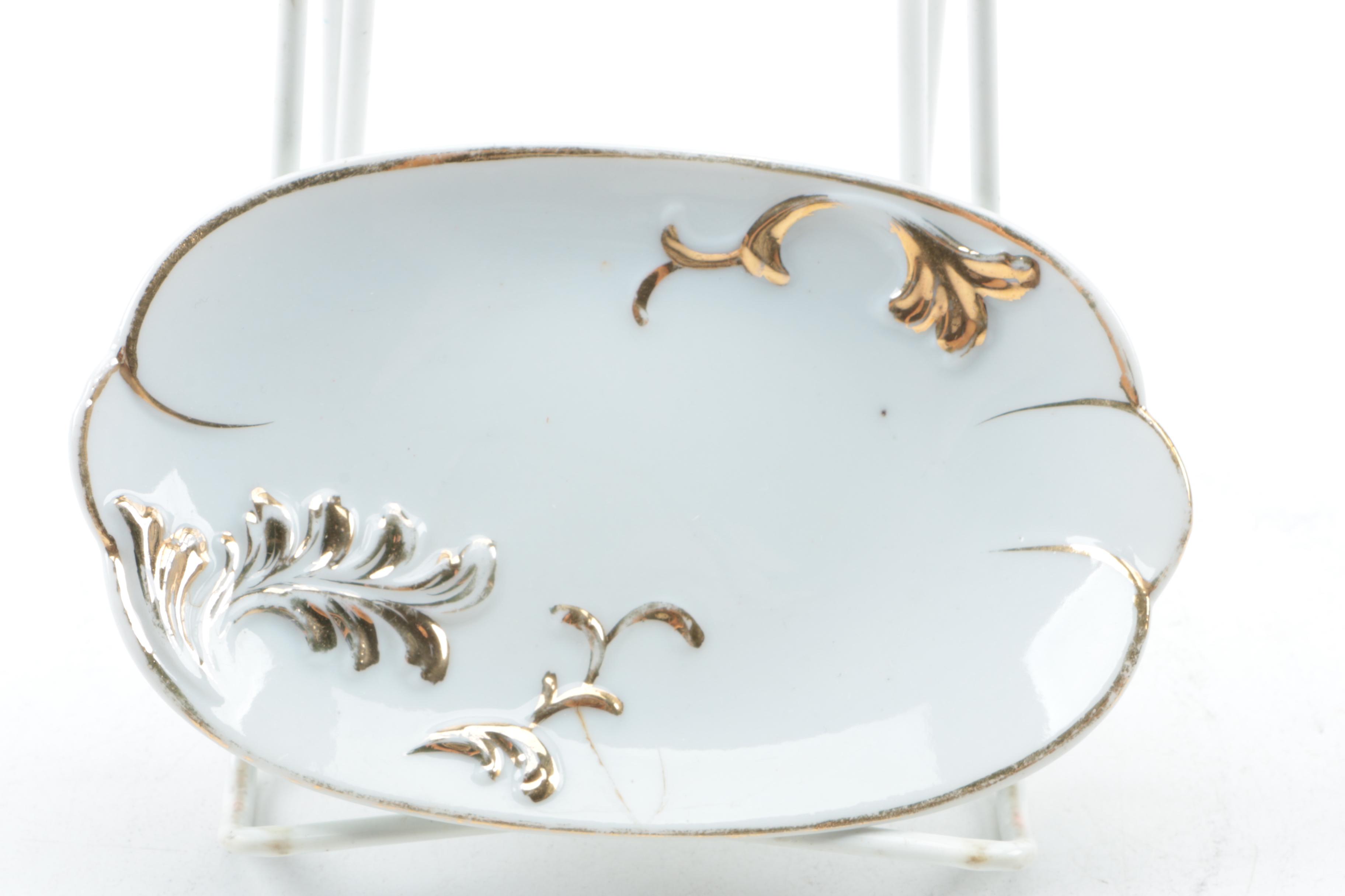 Porcelain Serveware Including Crown Staffordshire