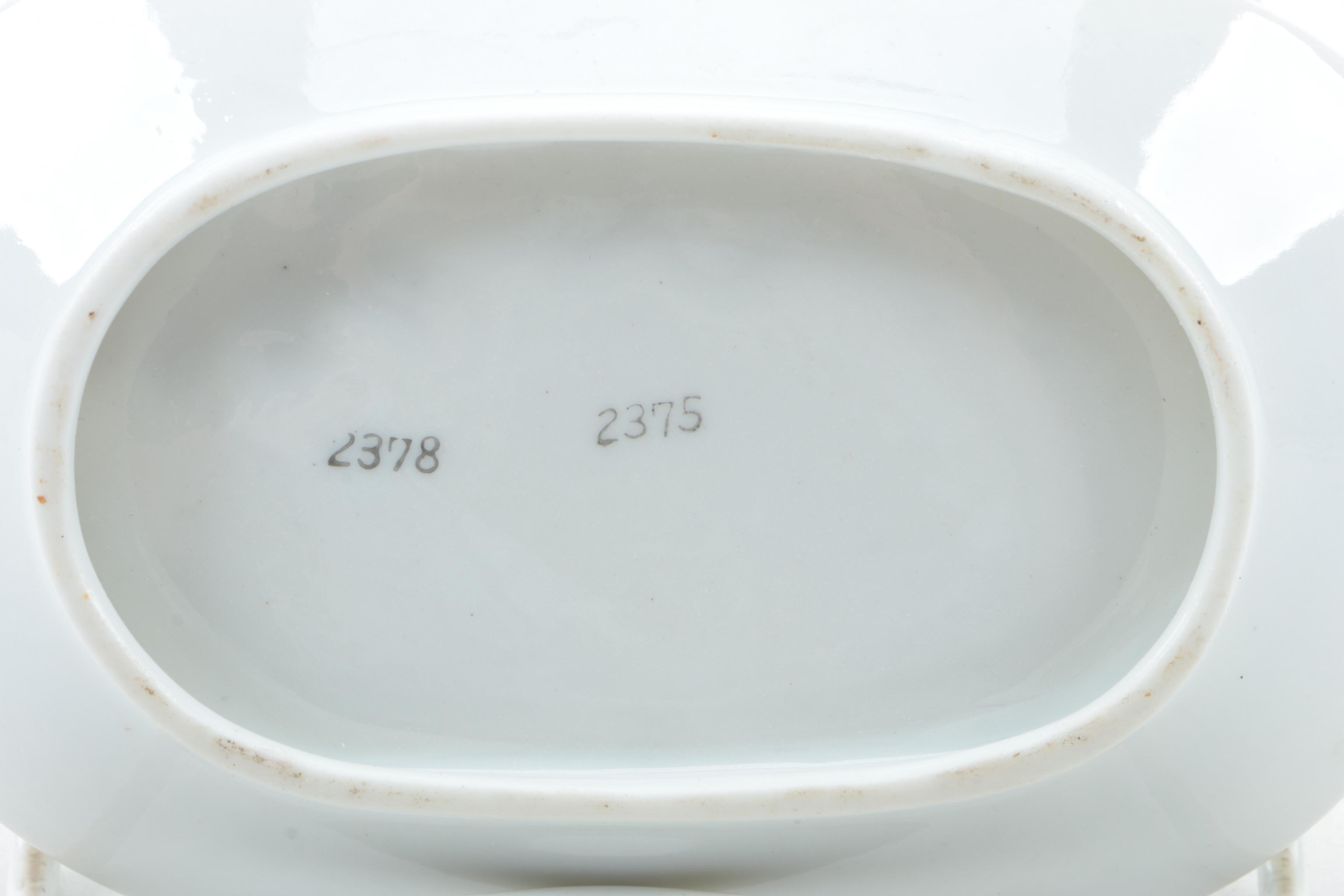 Porcelain Serveware Including Crown Staffordshire