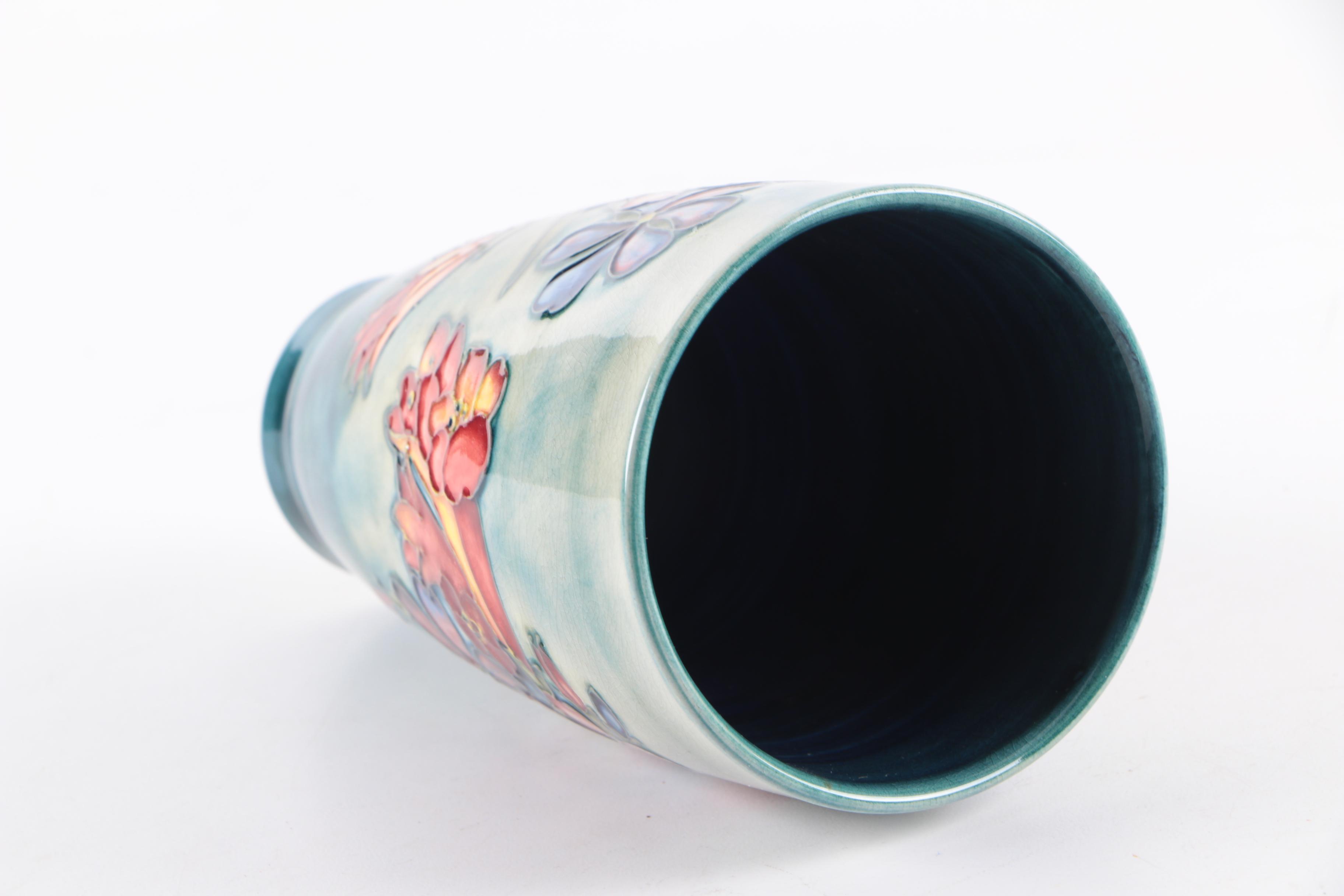 Vintage Walter Moorcroft Signed Handpainted Flare Vase