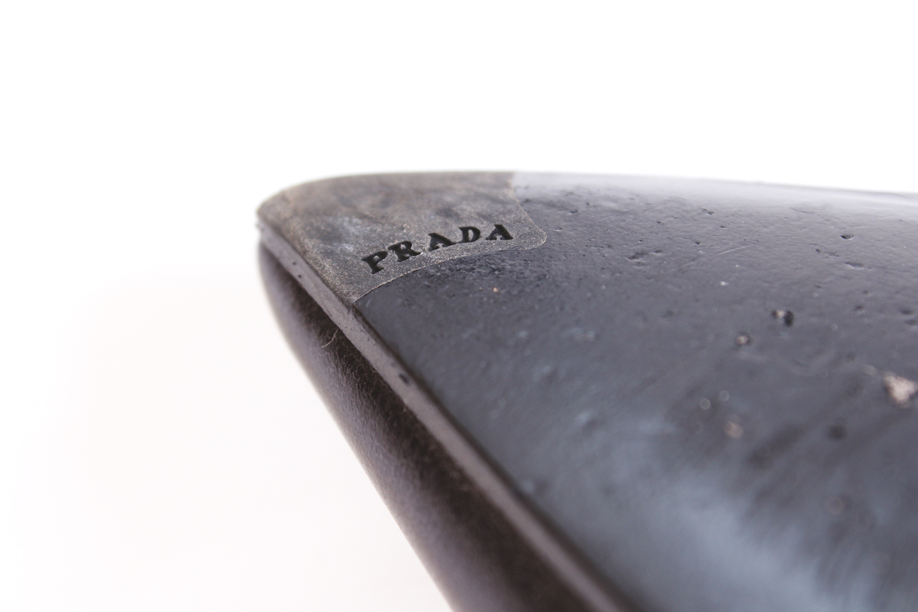 Prado Milano Black Leather Flats