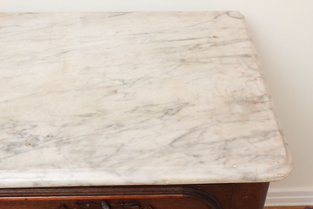 Victorian Marble Top Chest of Drawers