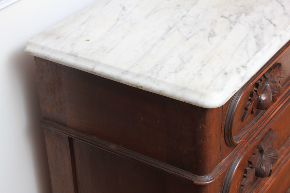 Victorian Marble Top Chest of Drawers