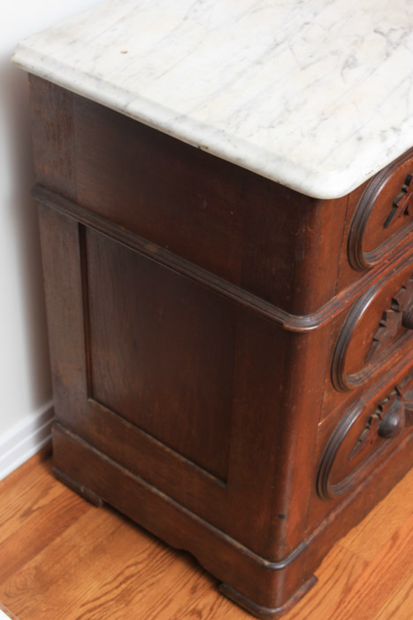 Victorian Marble Top Chest of Drawers