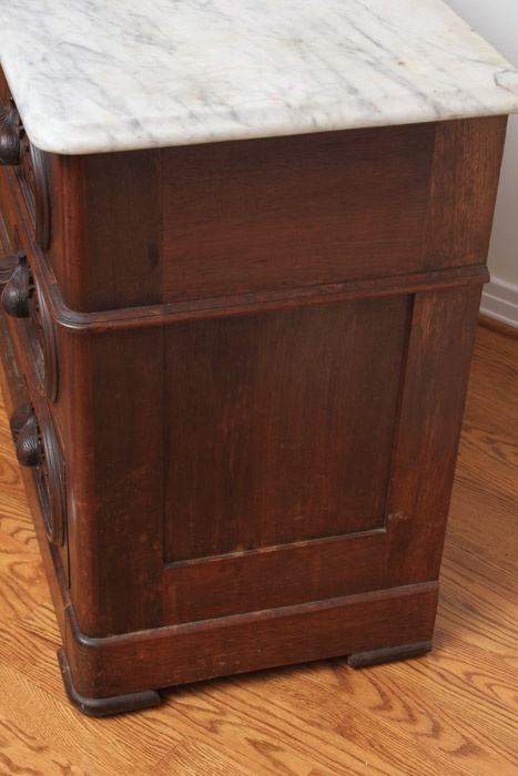 Victorian Marble Top Chest of Drawers