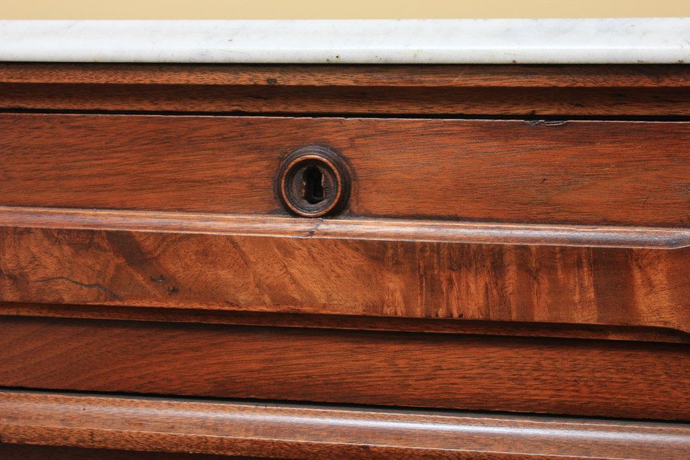 Antique Victorian Marble Top Chest of Drawers