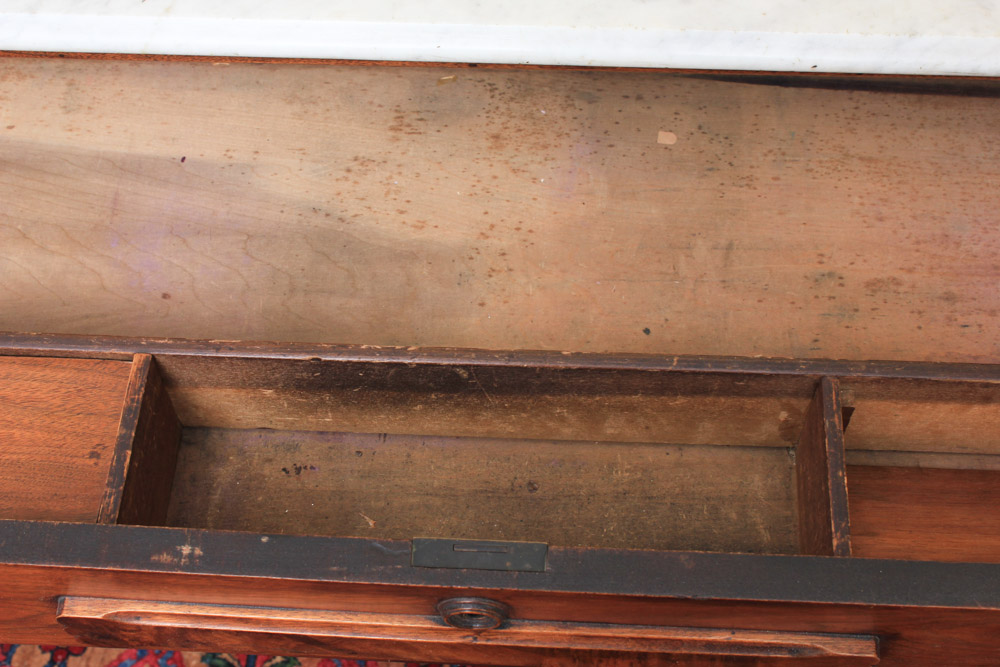 Antique Victorian Marble Top Chest of Drawers