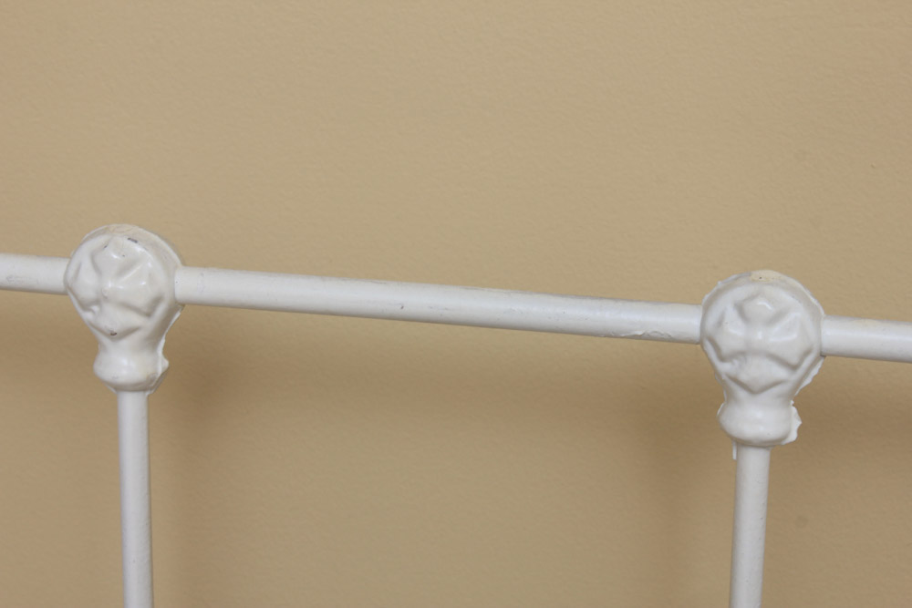 Antique Queen Size Cast Iron Bed Frame