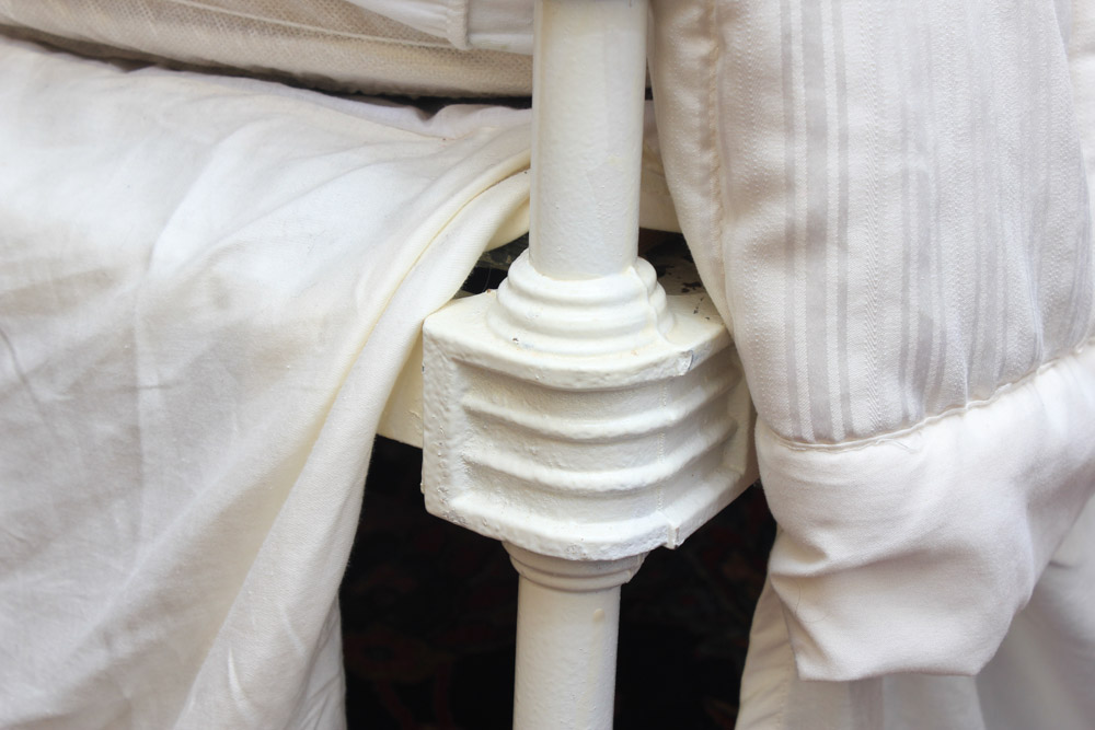 Antique Queen Size Cast Iron Bed Frame