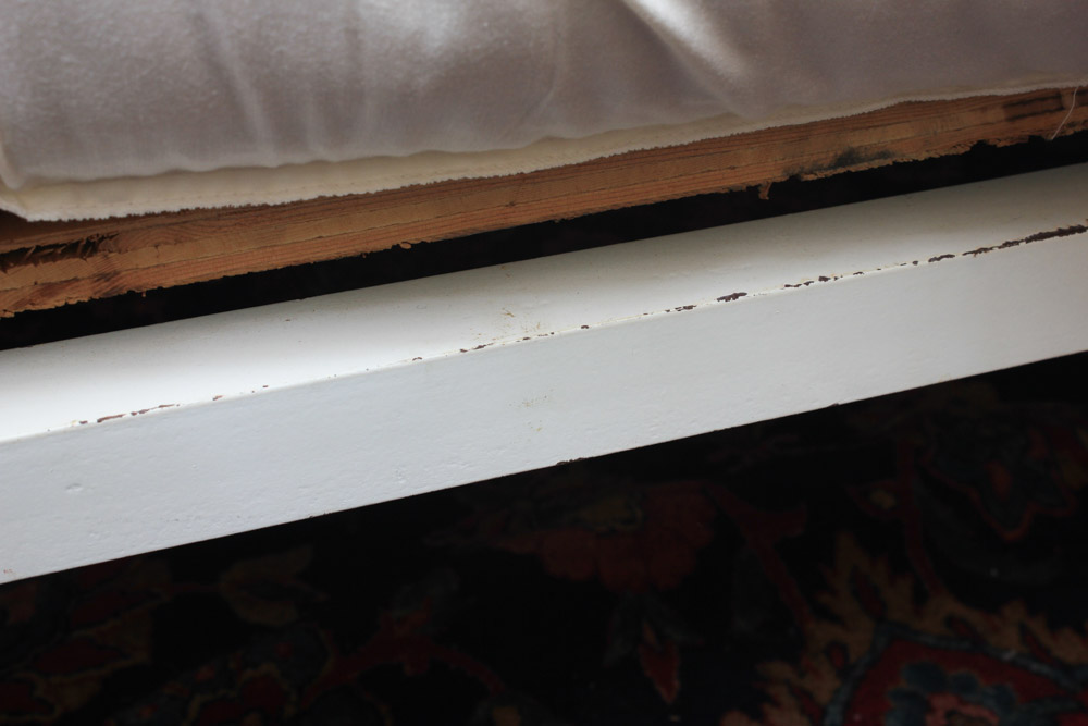 Antique Queen Size Cast Iron Bed Frame