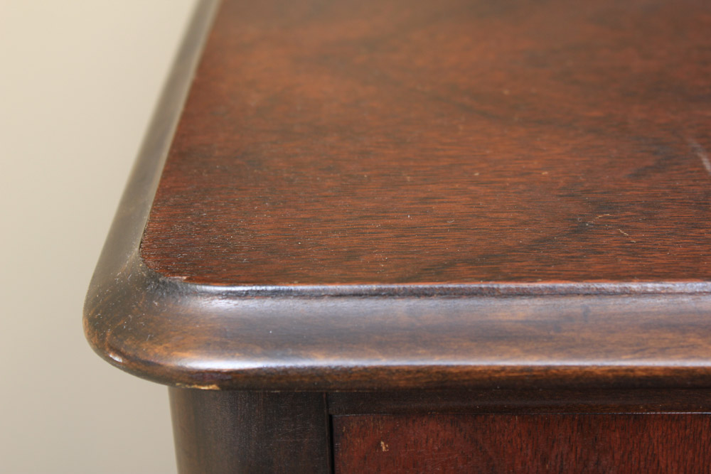 Vintage Walnut Chifferobe Cabinet