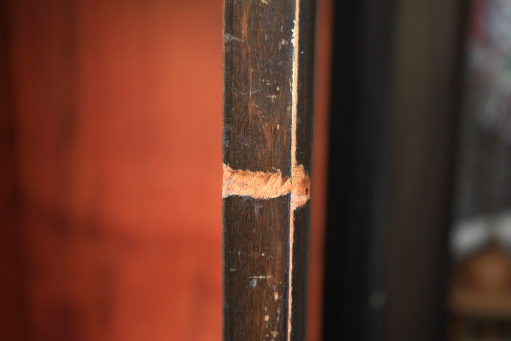 Vintage Walnut Chifferobe Cabinet