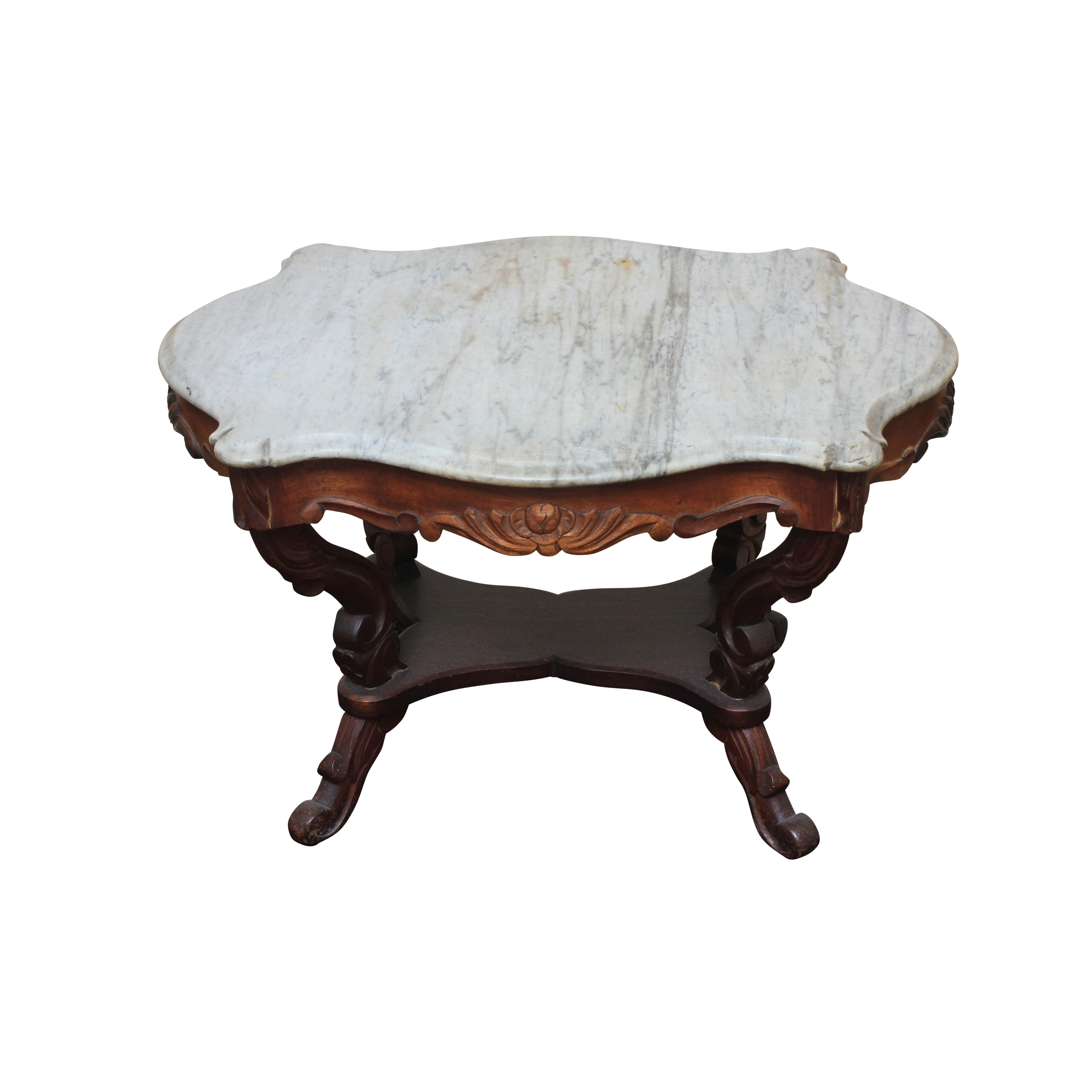 Early Victorian Marble Top Table