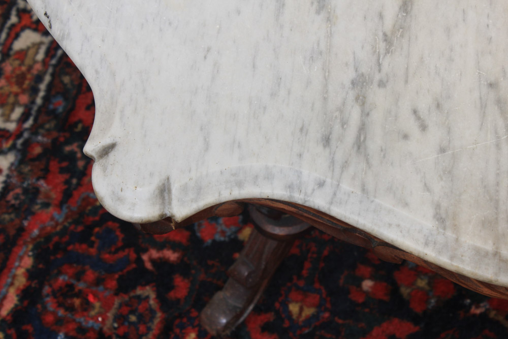 Early Victorian Marble Top Table
